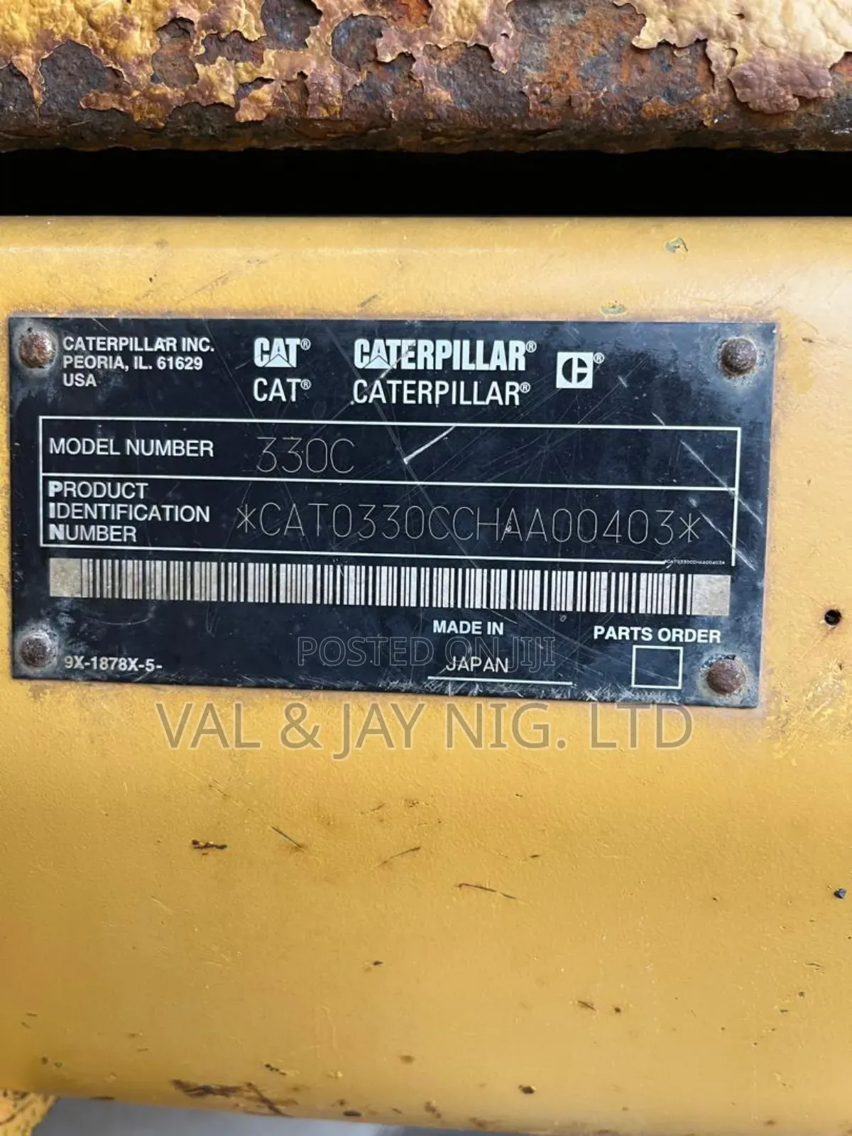 Excavator 330 Cl - Direct Belgium With Jack Hammer Function