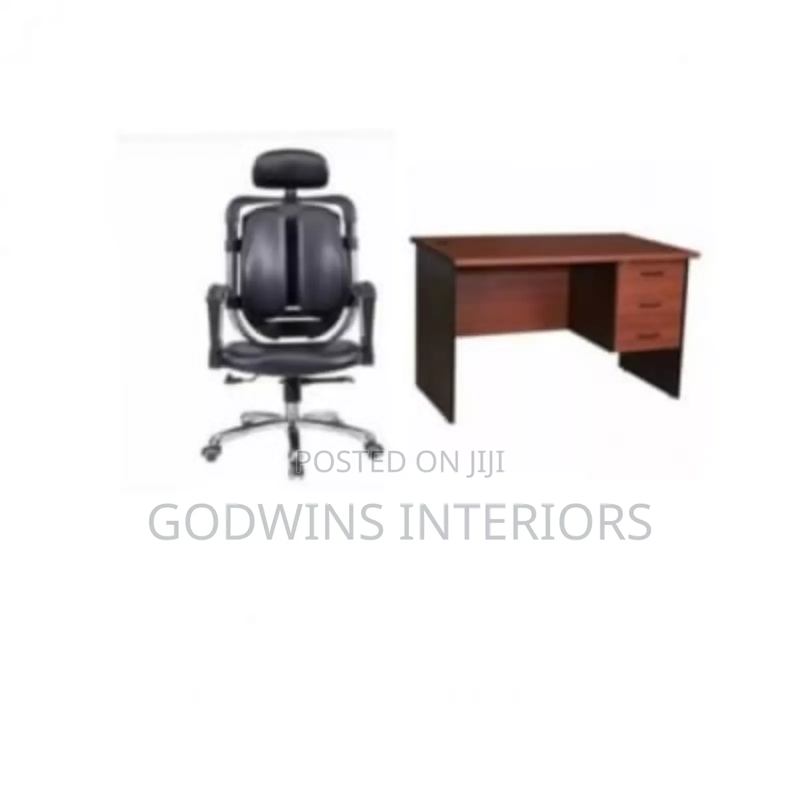Office Table With Office Executive Kidney Chair Set