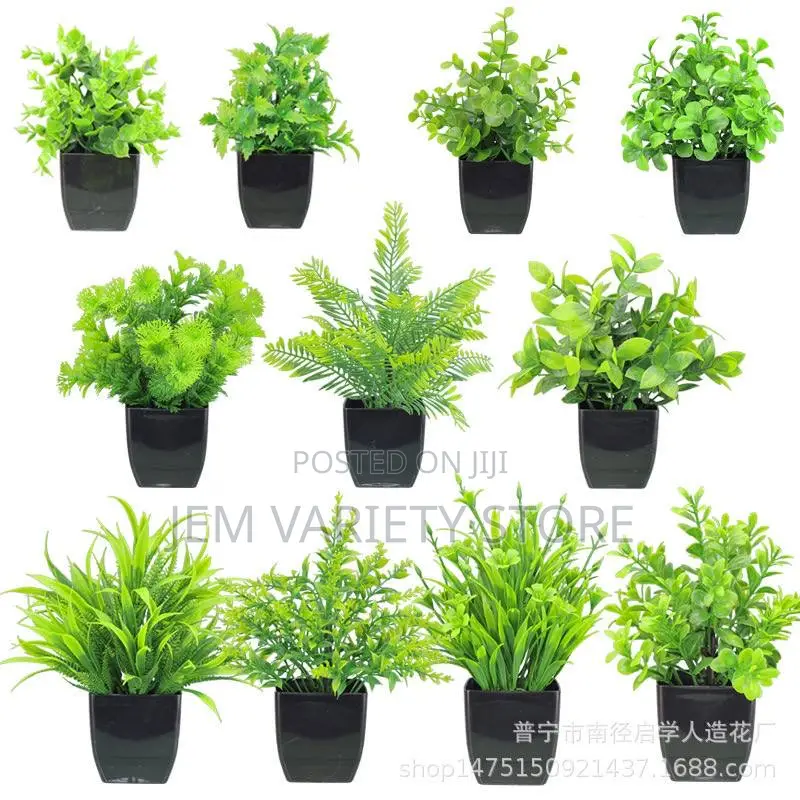 Artificial Decorative Bansai Potted Ornamentalplant Flowers