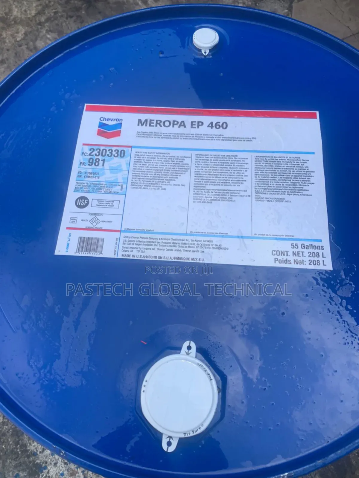 Chevron Meropa Ep 460 Industrial Gear Oil