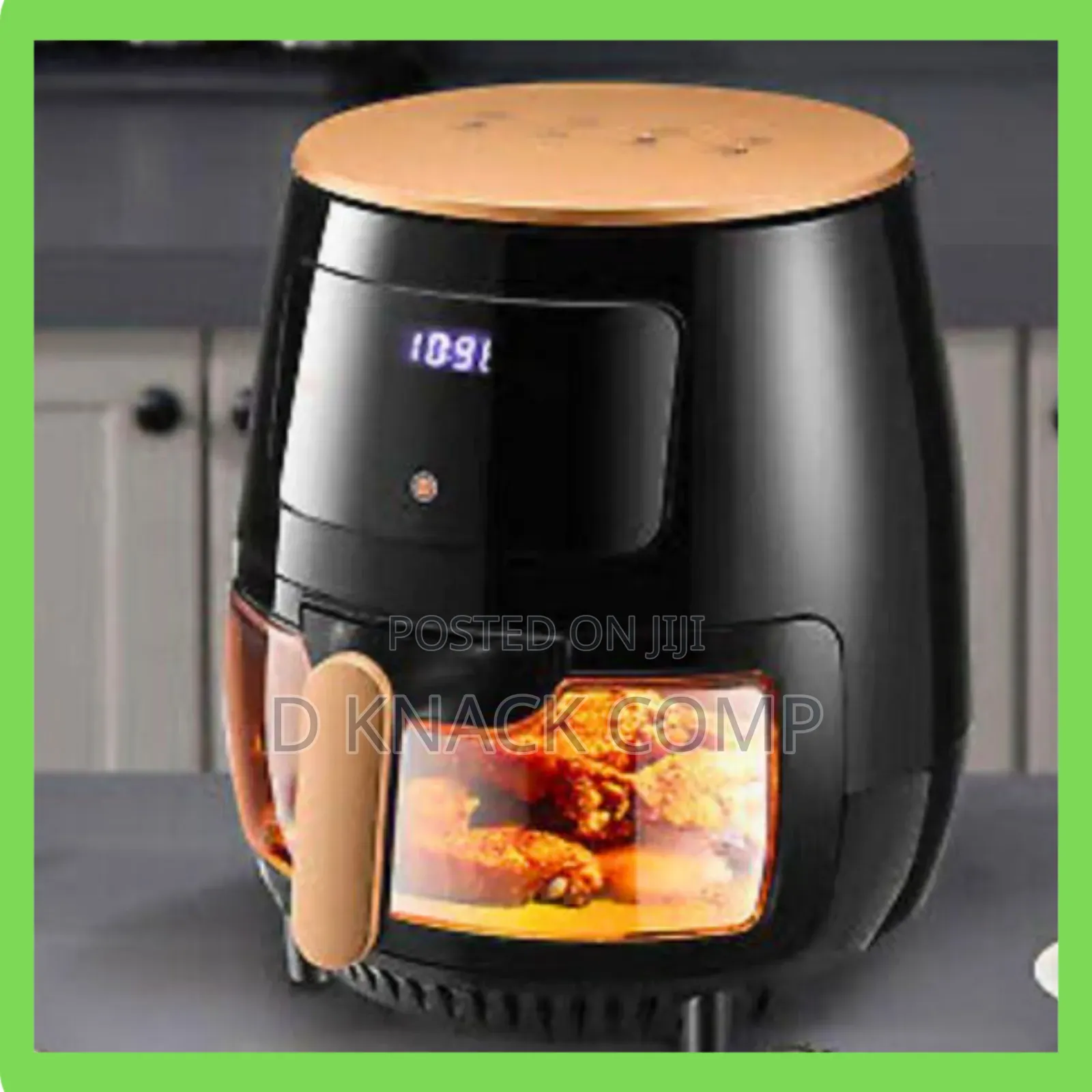 6l Extra Large Capacity Digital Glass Bowl Air Fryer