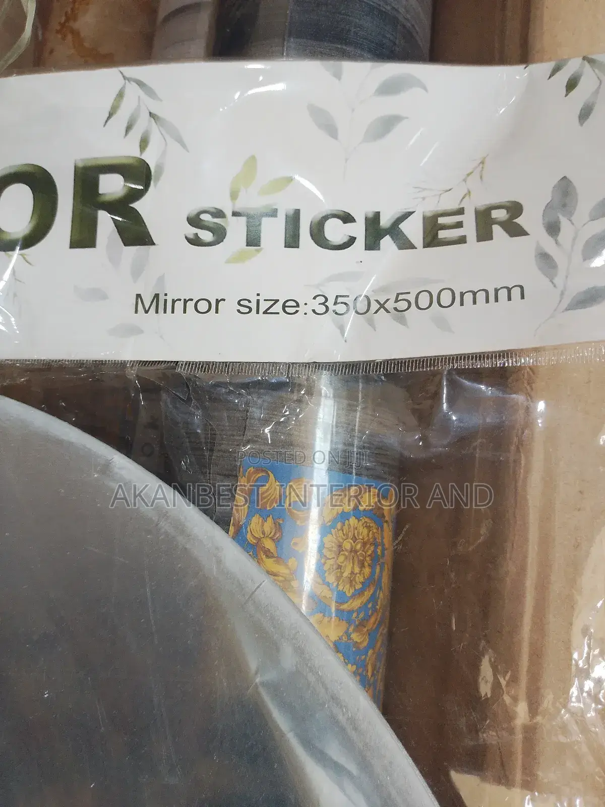 Wall Sticker Mirror 350x500mm