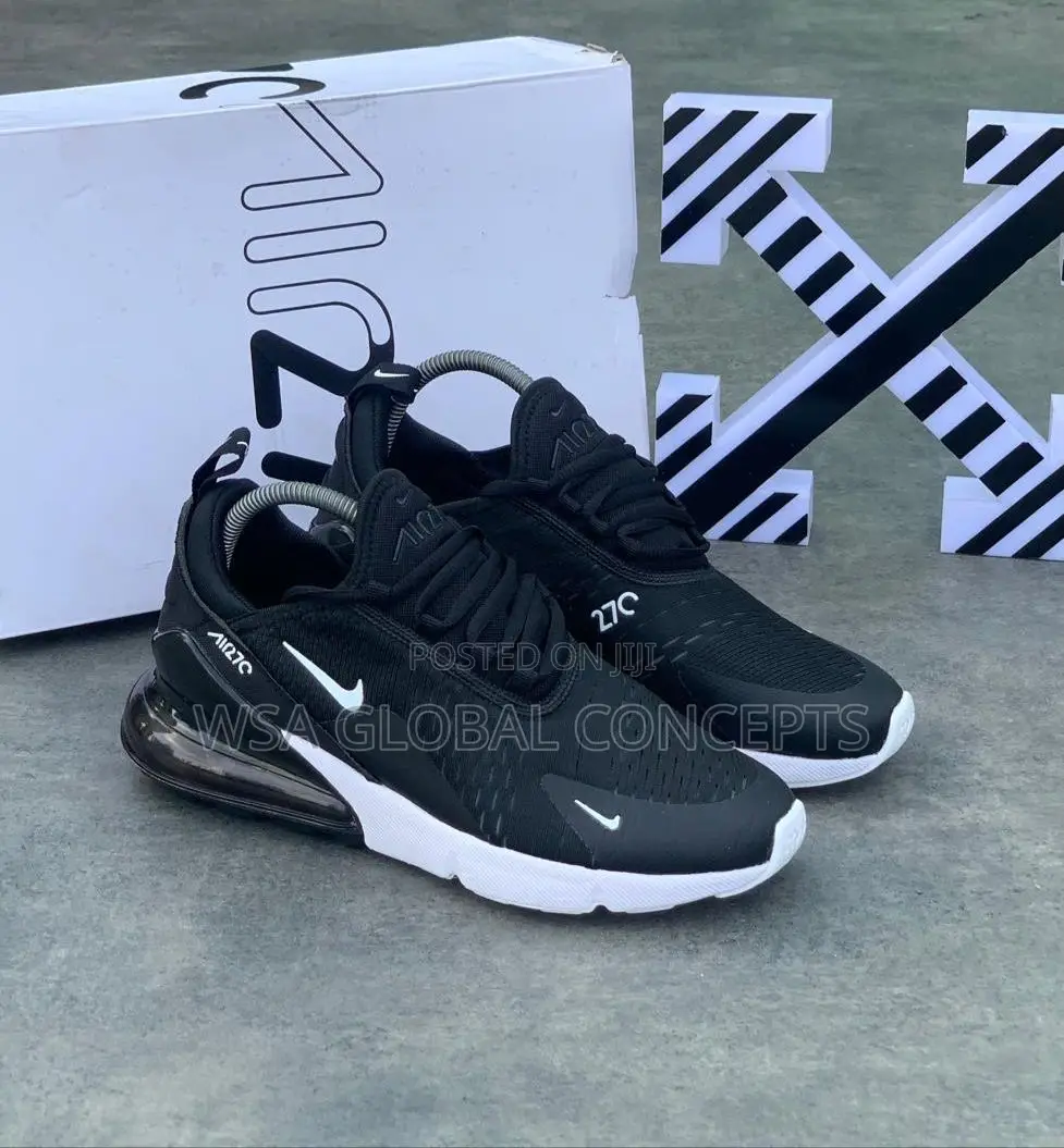 Nike Airmax 270 Triple Black White Sneakers