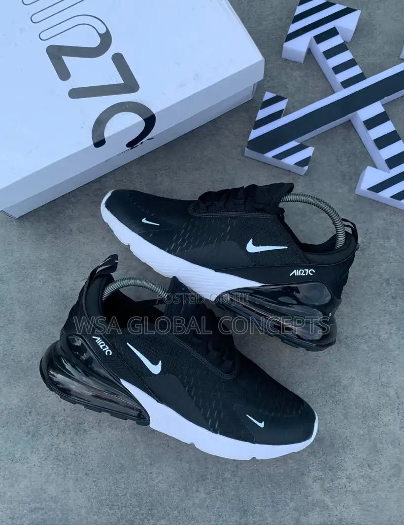 Nike Airmax 270 Triple Black White Sneakers