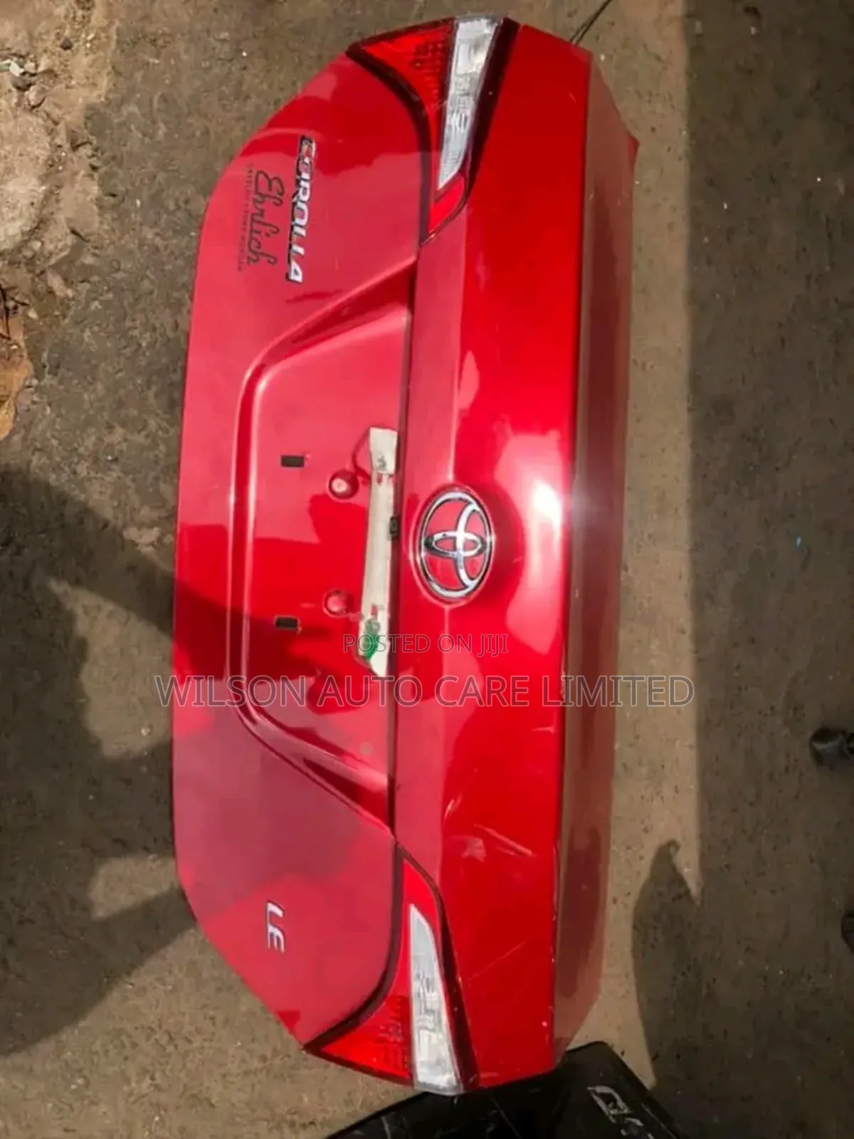Complete Boot Corolla 2015 Model Available