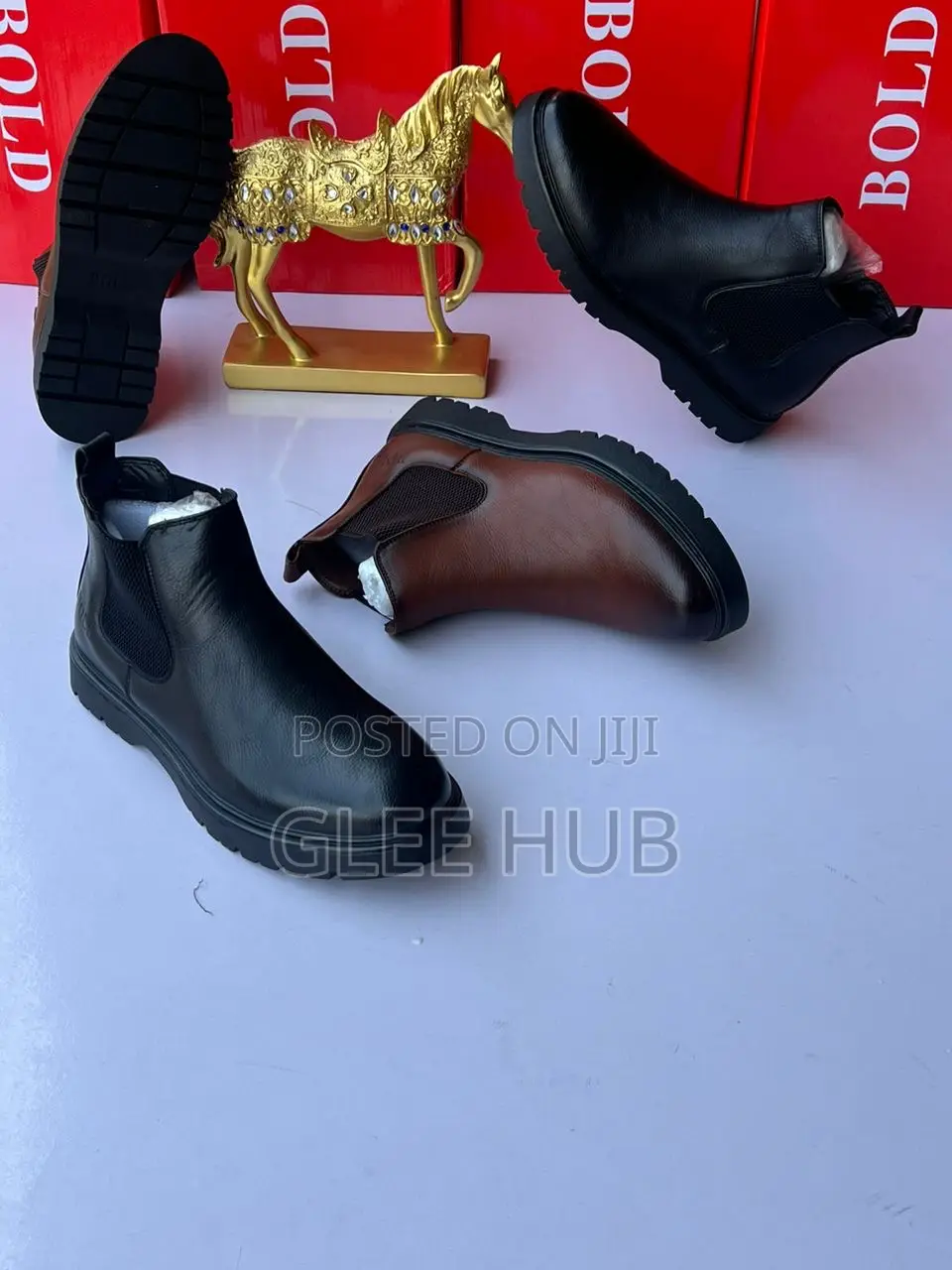 Bold Ankle Corporate Boots