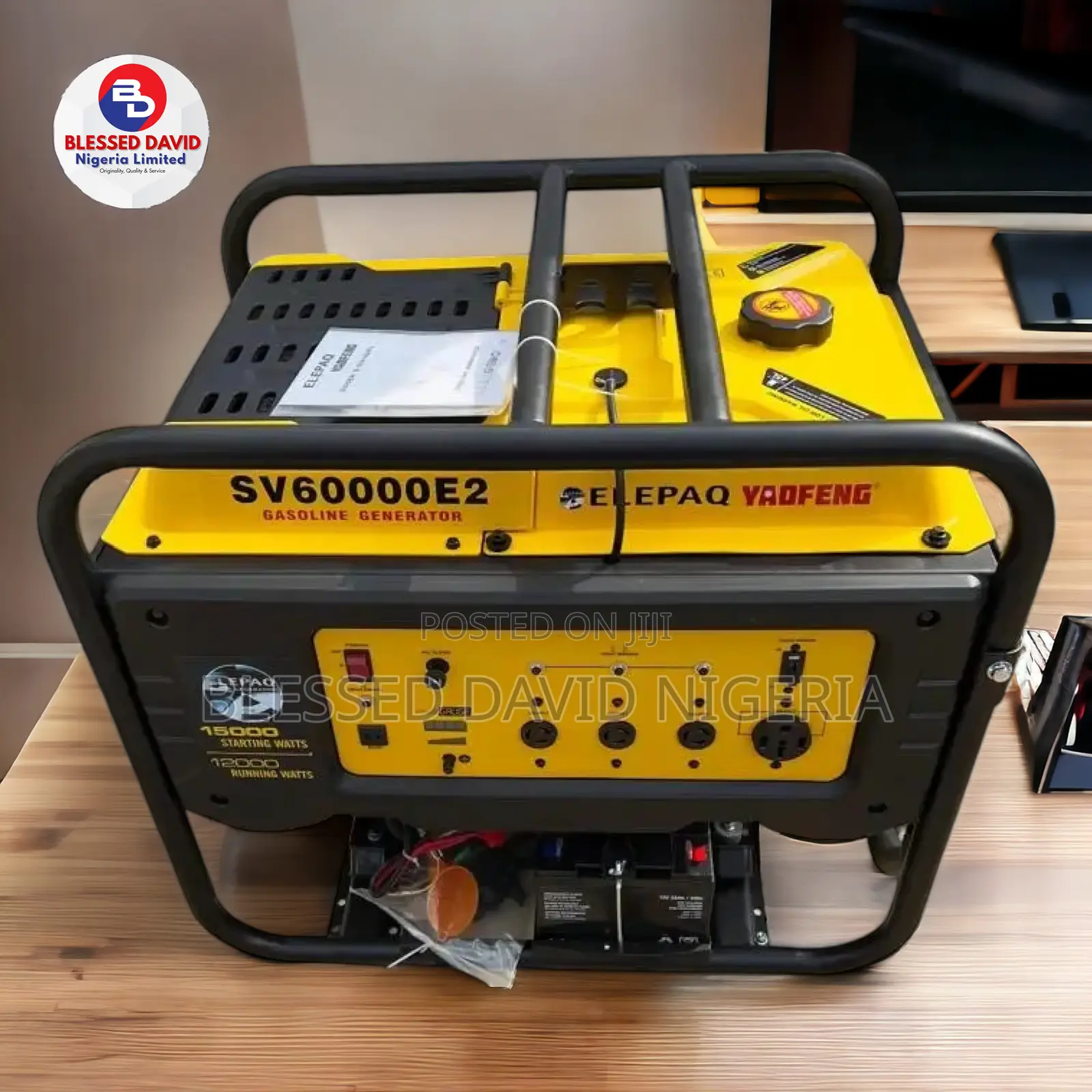 15kva Elepaq Yaofeng SV60000E2 Heavy Duty Petrol Generator
