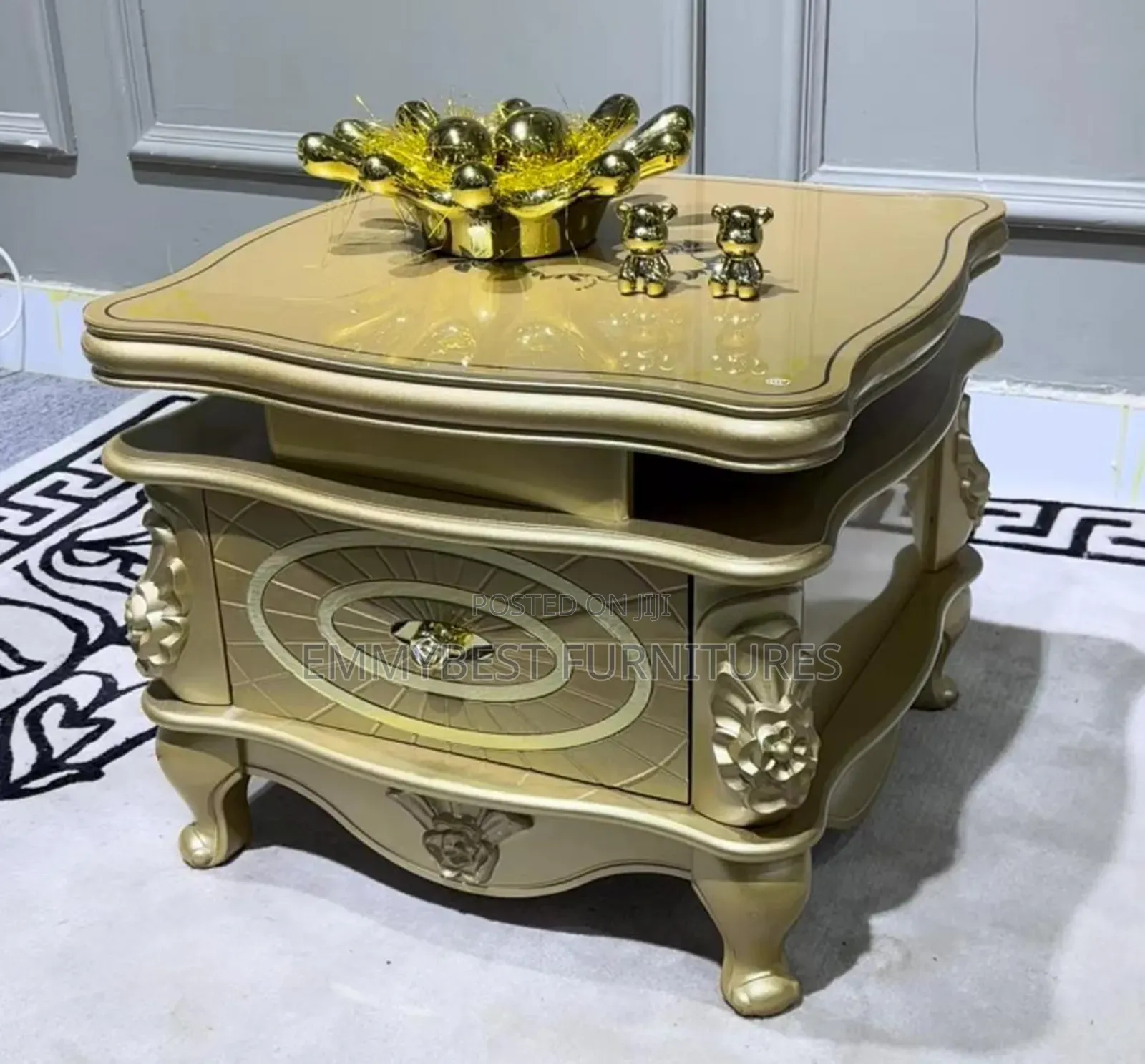 Quality Portable Center Tables, With Drawers.