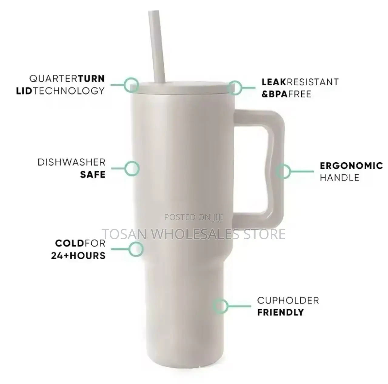 Tumbler With Handle Vacuum Insulated Mug