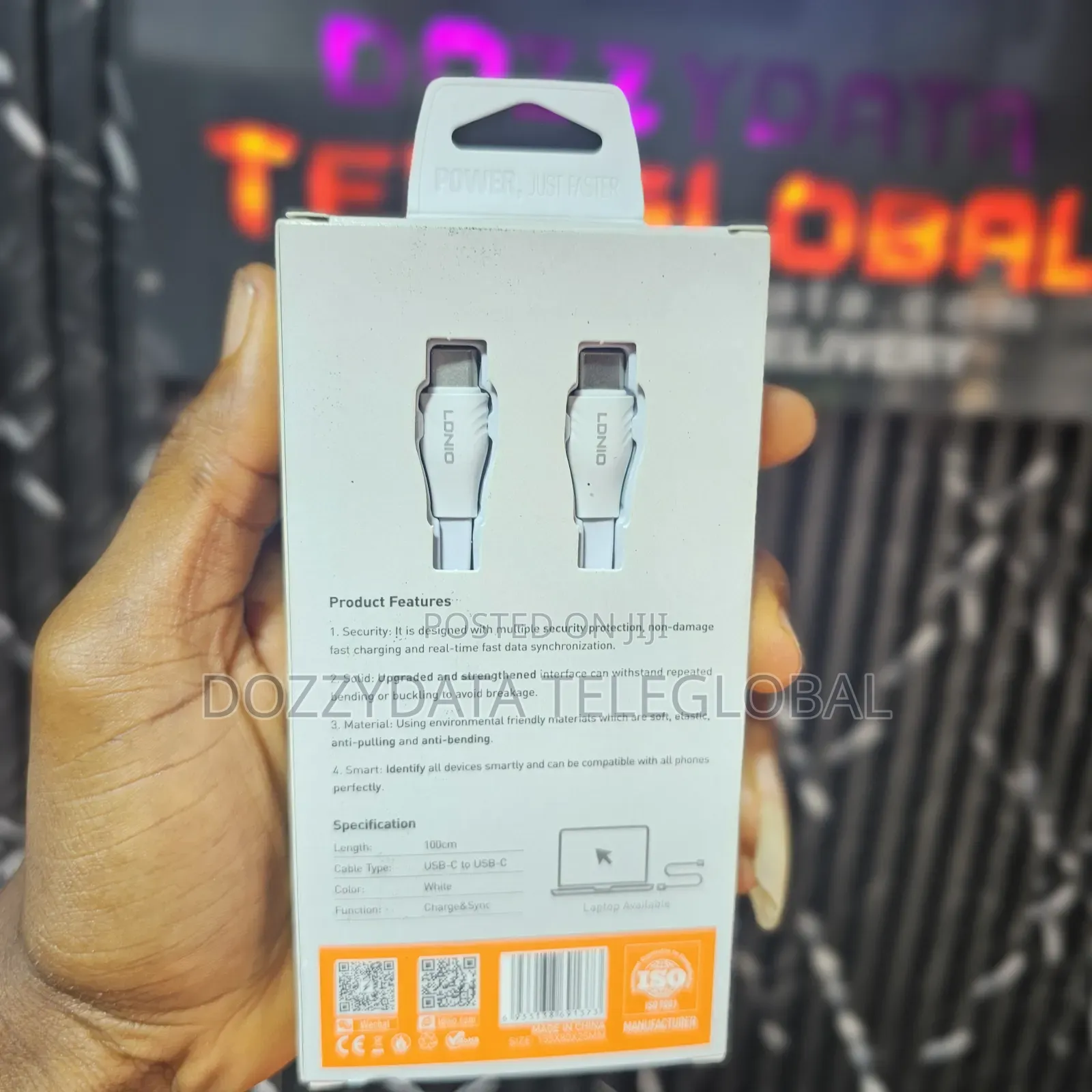 Ldnio Lc131c Usb C to Usb C 1 Meter Length Cable