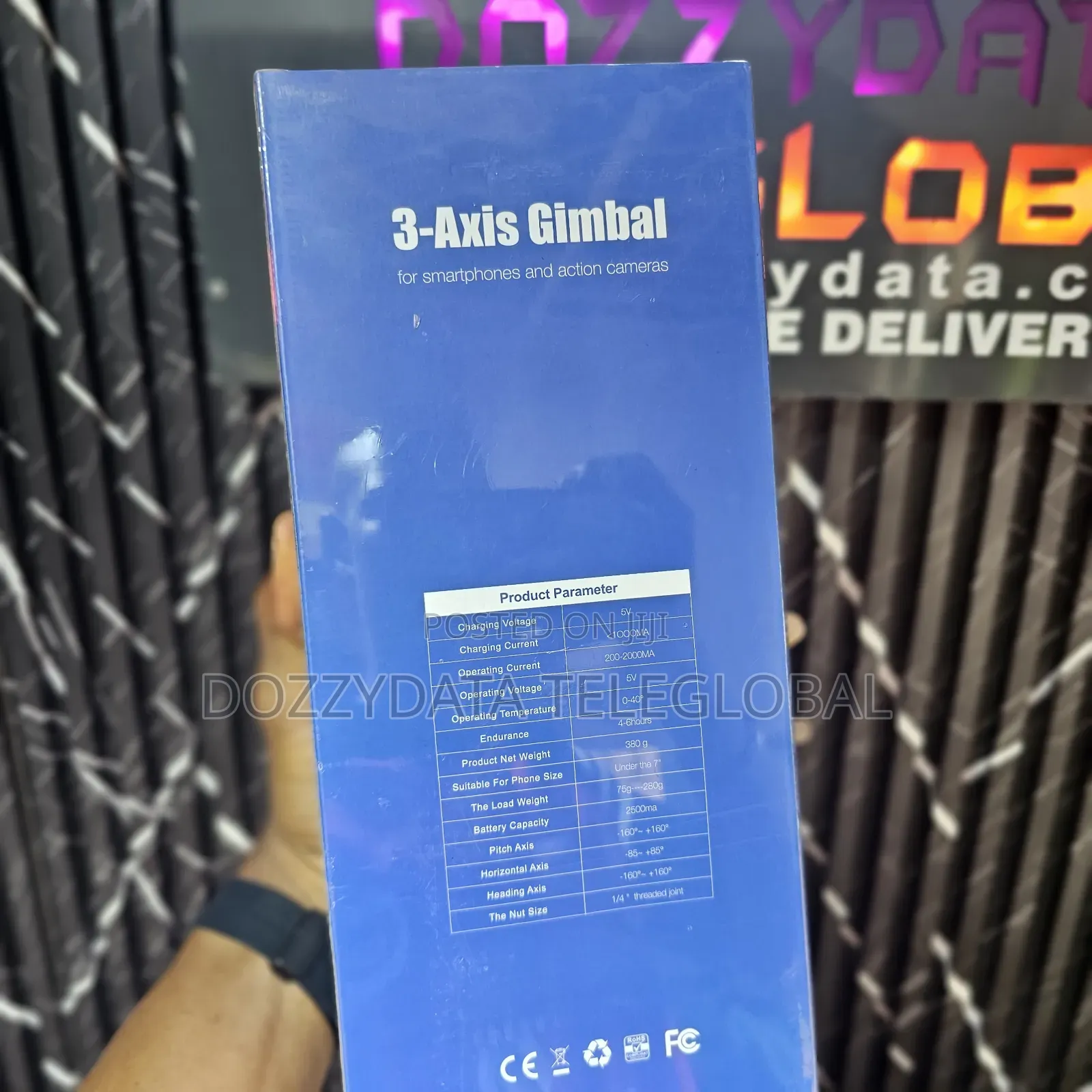 3-Axis Gimbal for Smartphones and Action Cameras