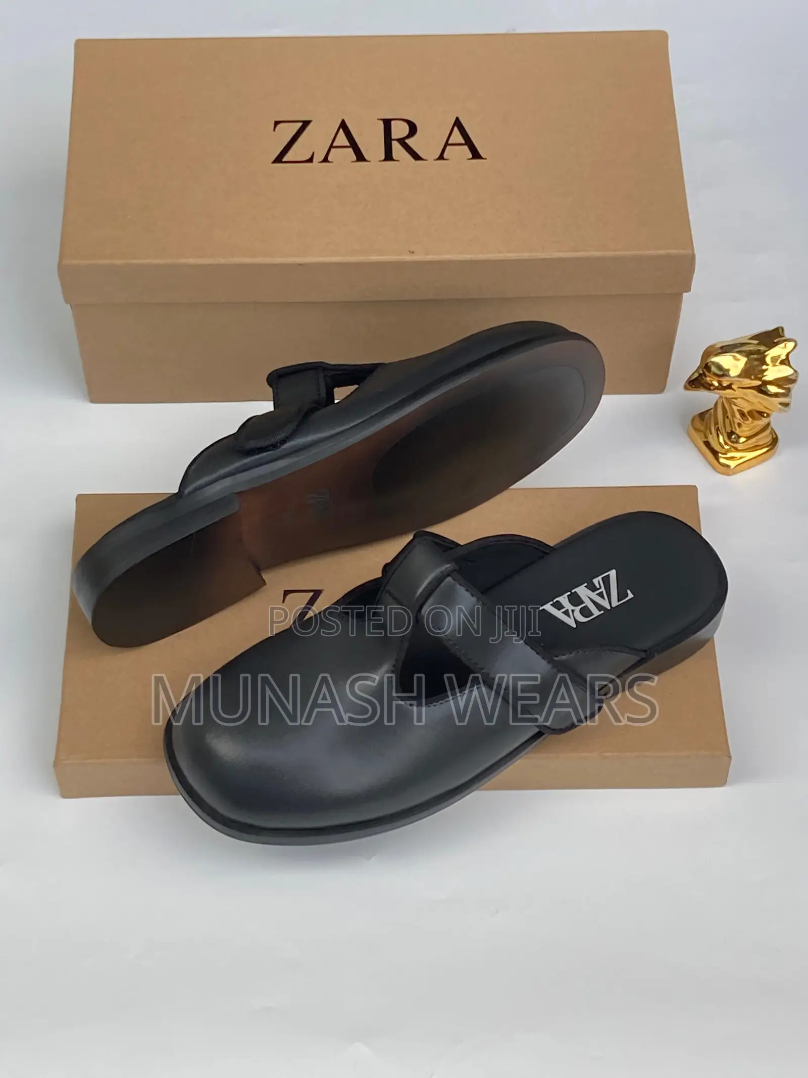 Zara Leather Quality Half Shoe