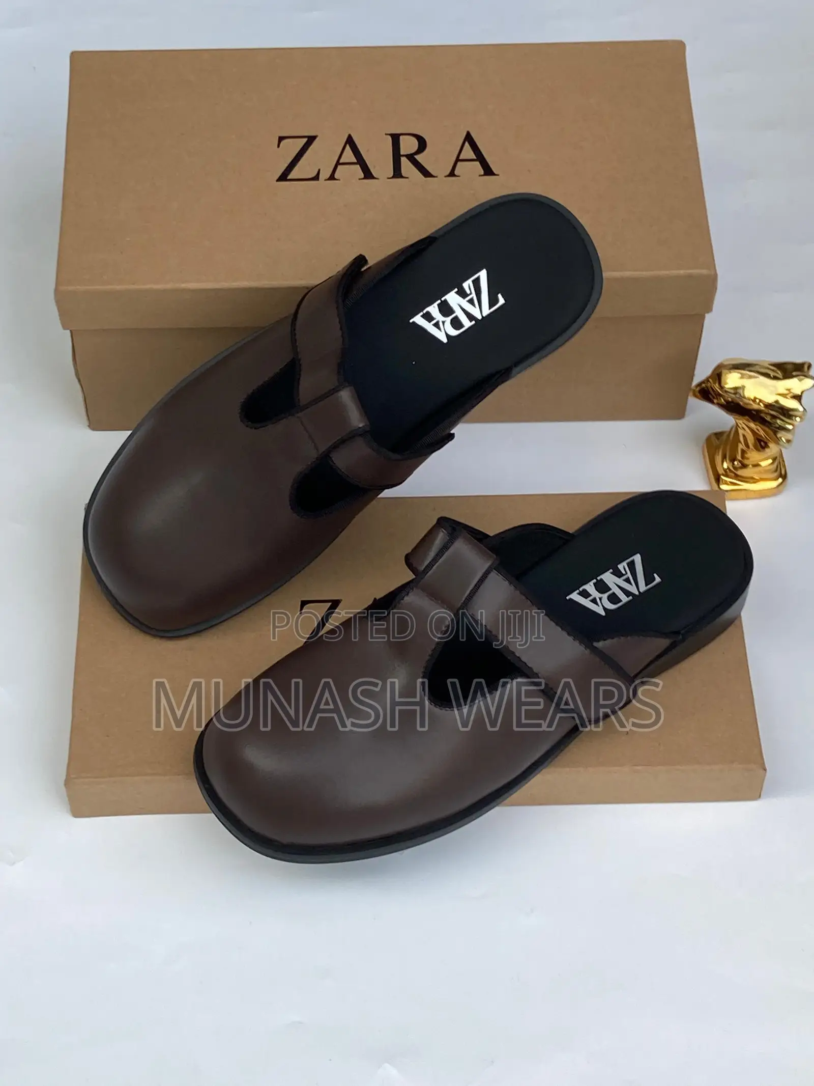 Zara Leather Quality Half Shoe