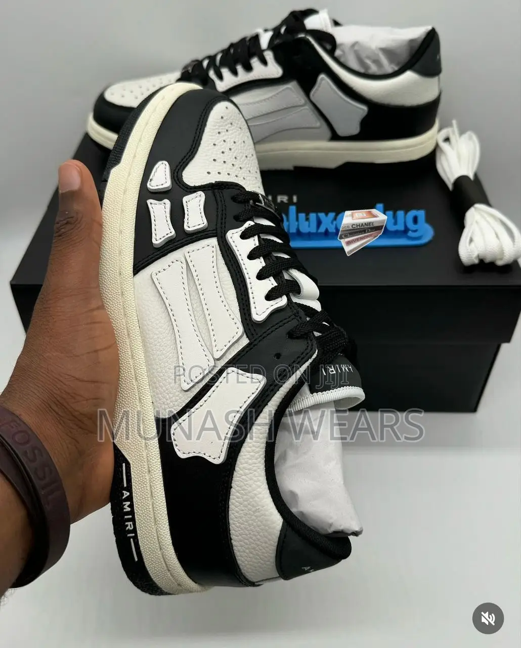 Amiri Bone Marrow Sneakers
