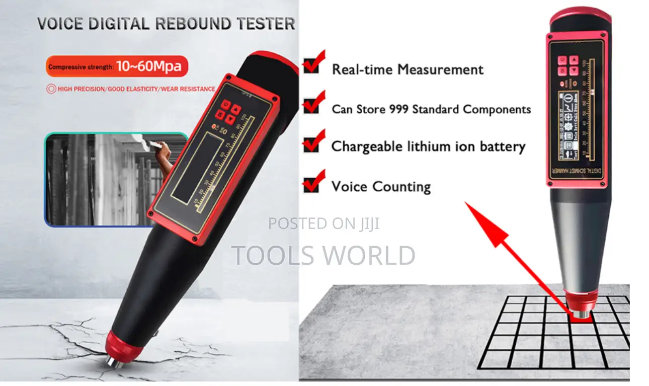 Digital Rebound Concrete Test Hammer
