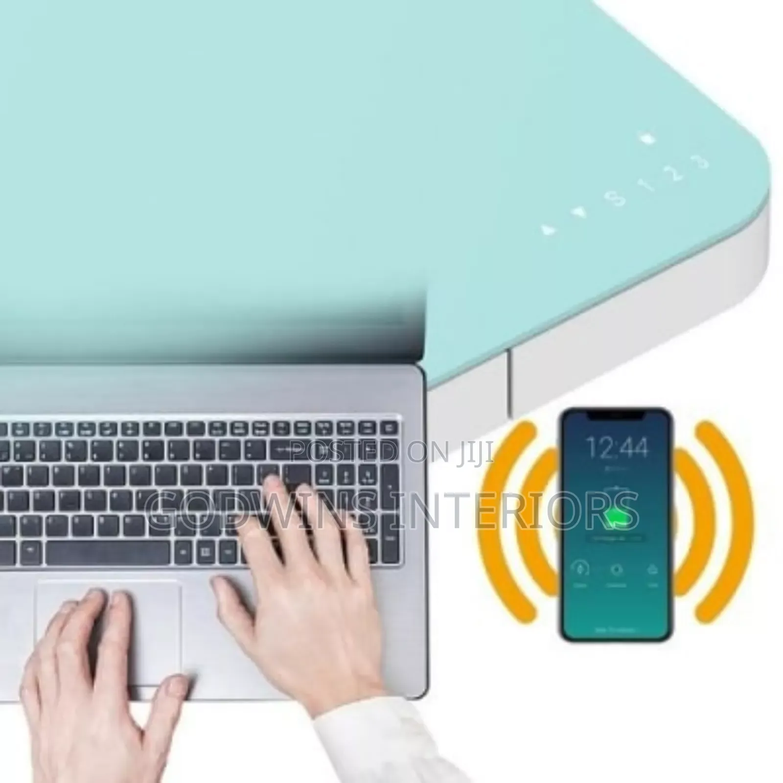 Pro Electric Adjustable Table With Charging Pad Usb Port