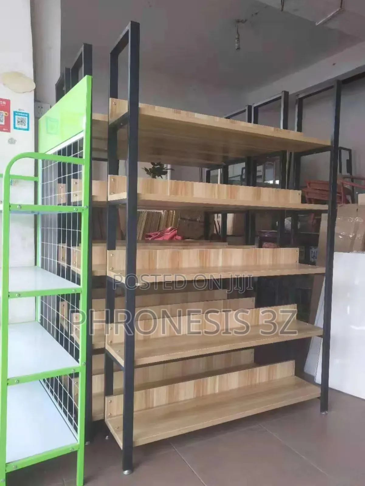 4ft Multipurpose Steel-Wood Shelf