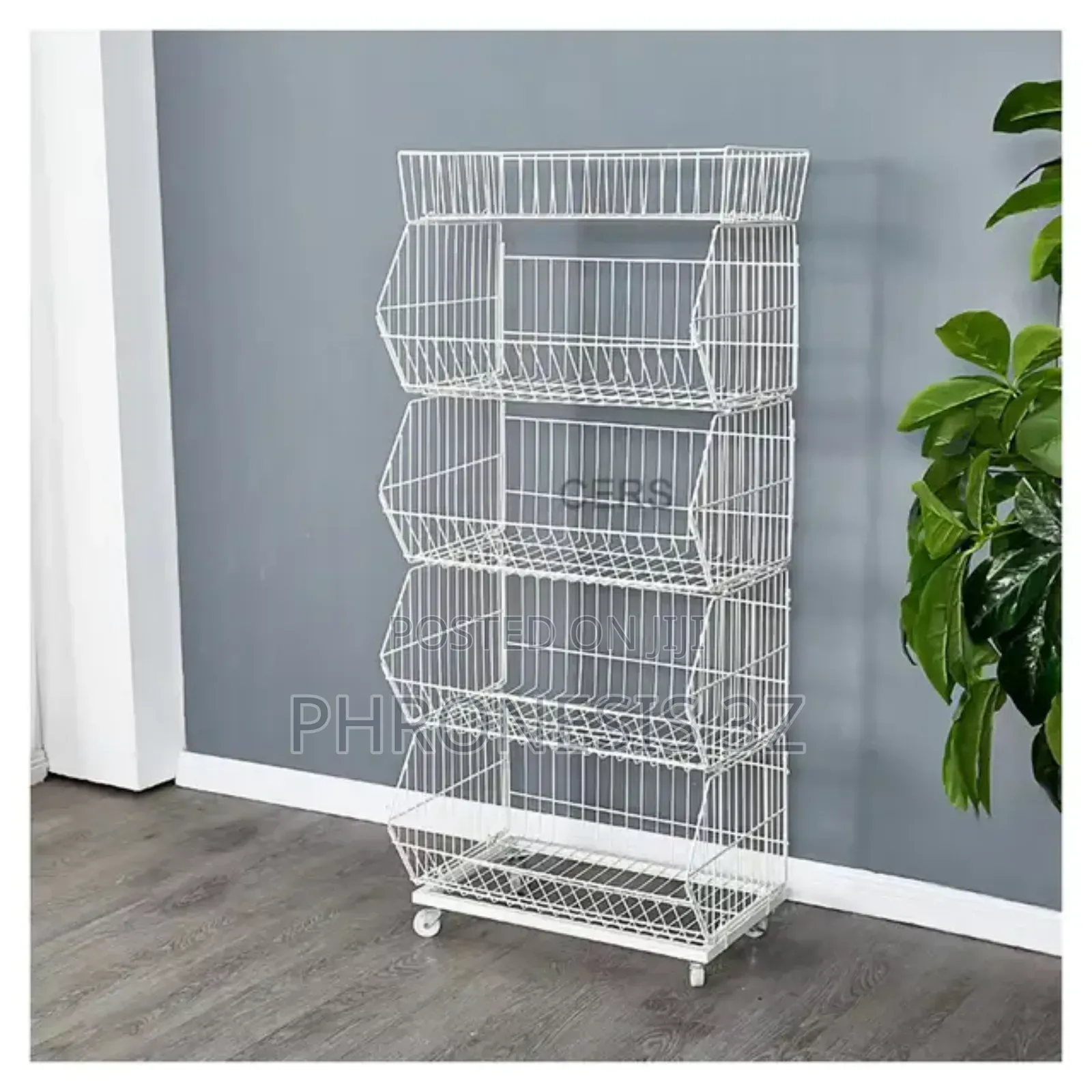 5 Tier Supermarket Wire Snack Rack / Chips Stand