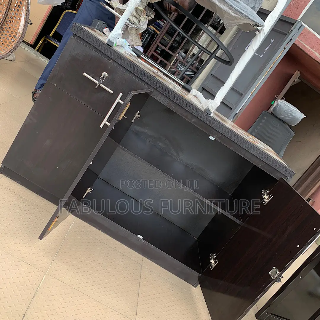 Quality Marble Top 4ft Kitchen Cabinet