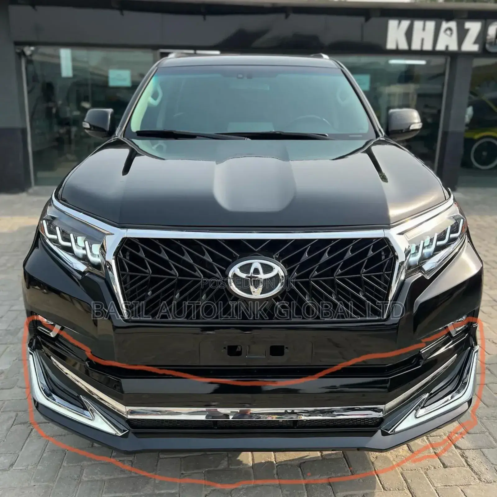 Original Bumper Spoilers Front And Back Prado 2018-2023