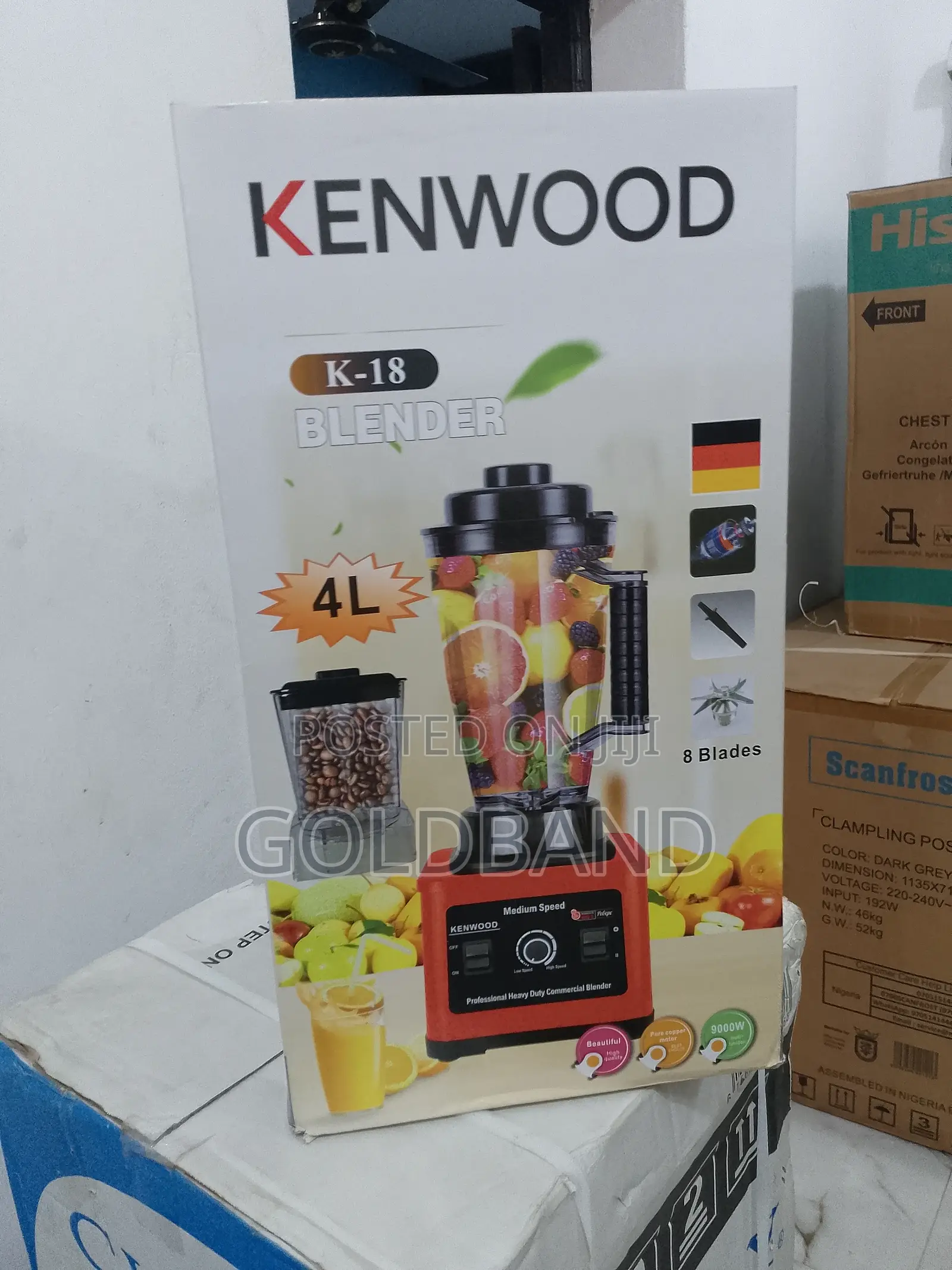Kenwood Double Cup 4L Jar Blender (Quick Blend)