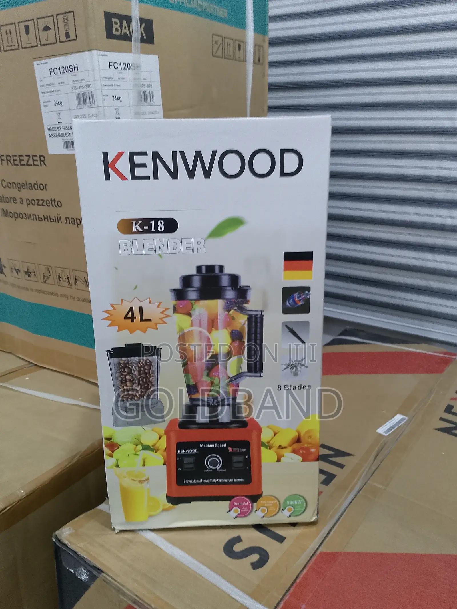 Kenwood Double Cup 4L Jar Blender (Cooking Strength)