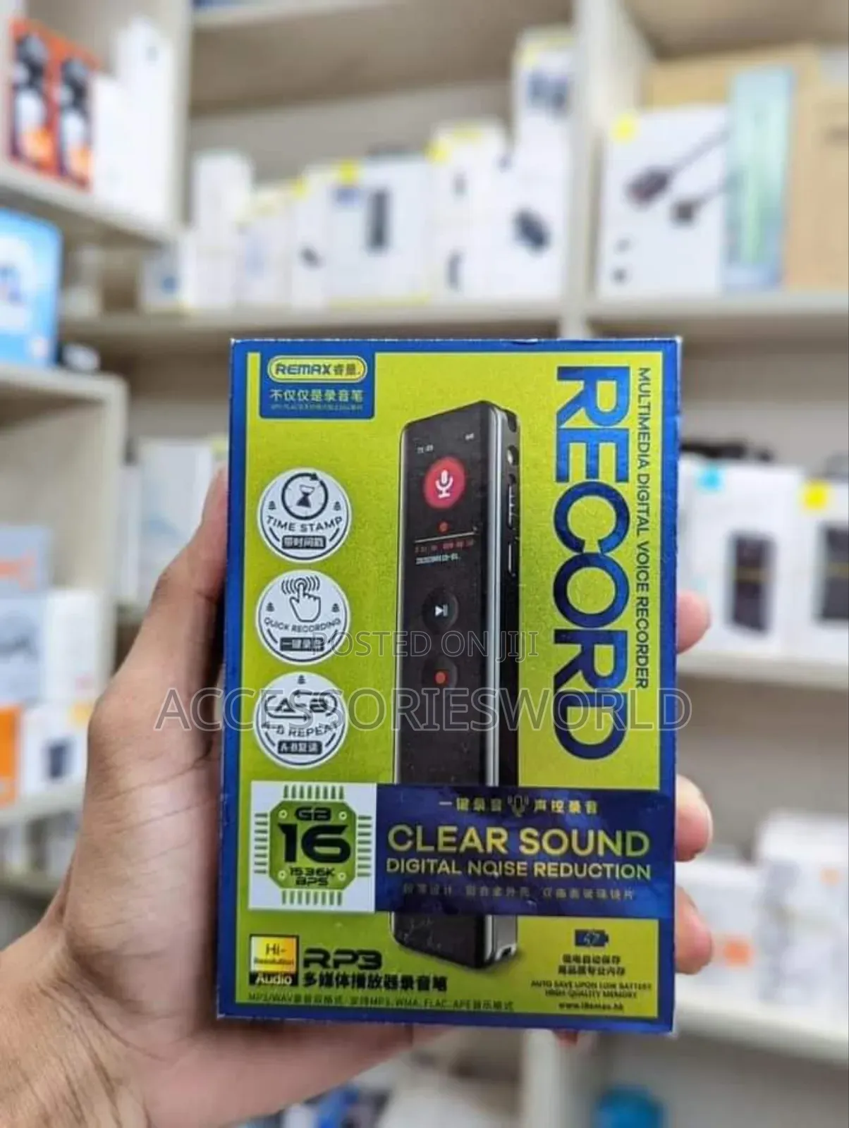 Remax Rp3 64gb Voice Recorder Sound Recorder