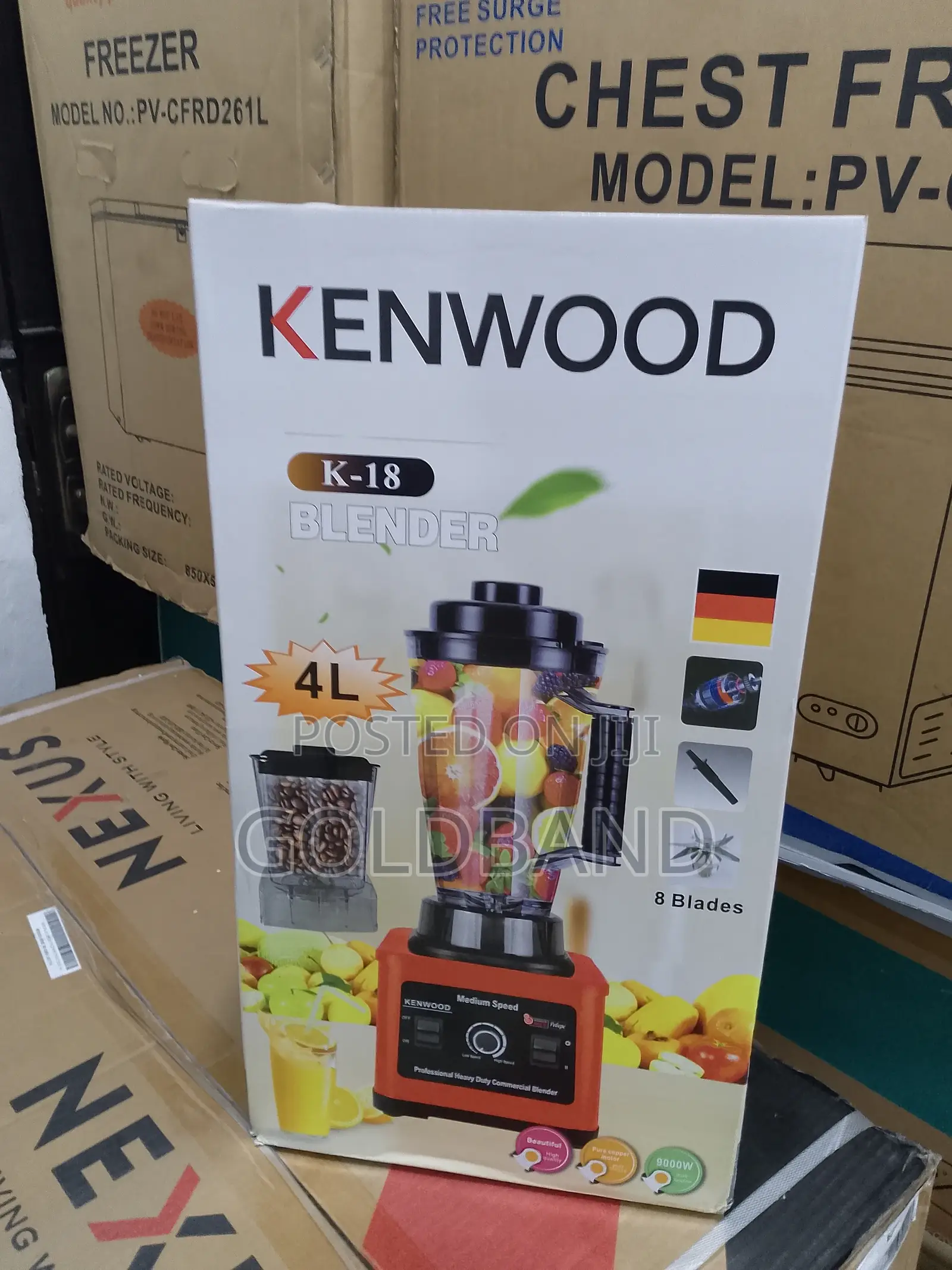 Kenwood Double Cup 4L Jar Blender (Smart Blend Pro)