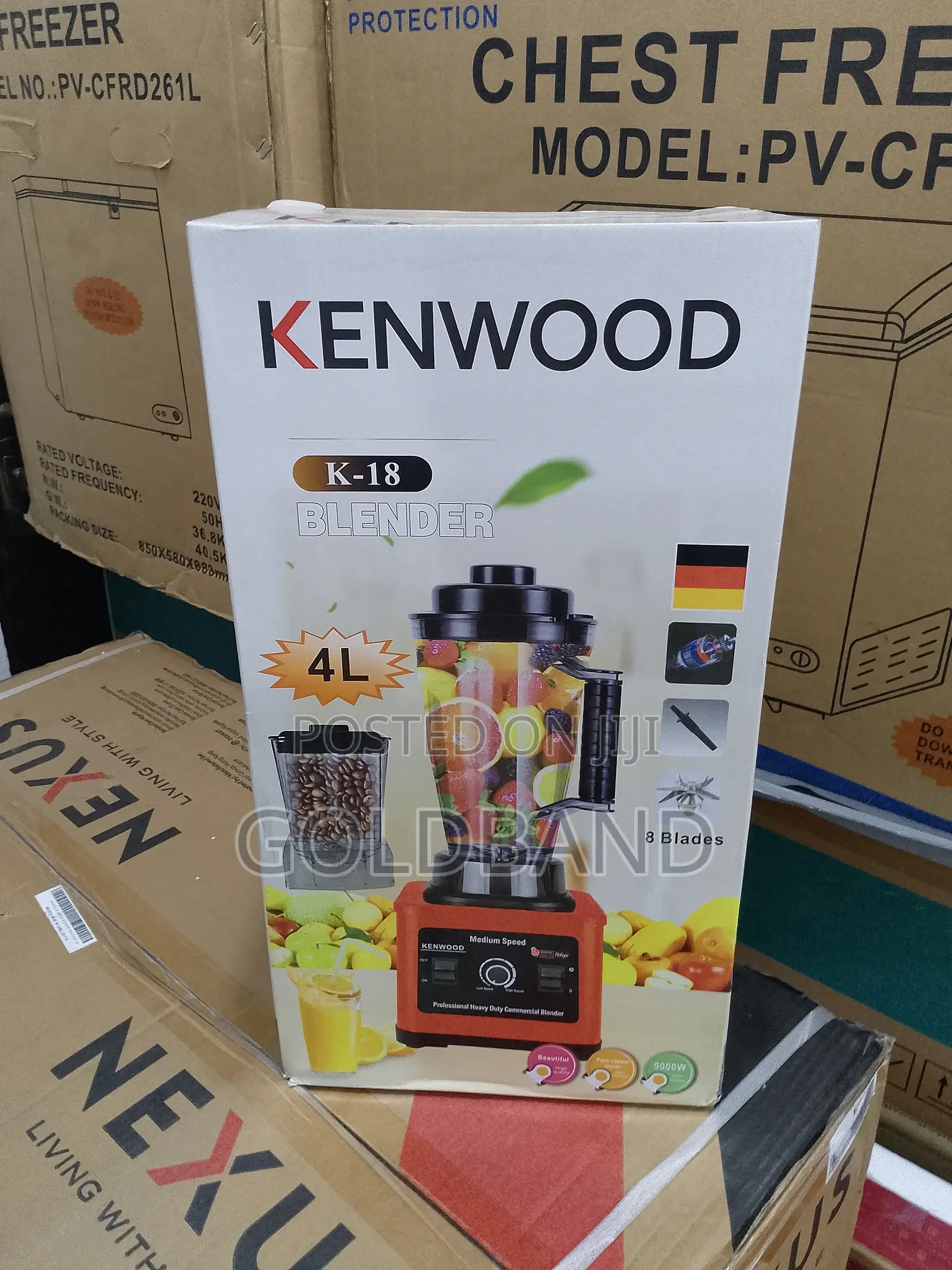 Kenwood Double Cup 4L Fun-Fusion Jar Blender