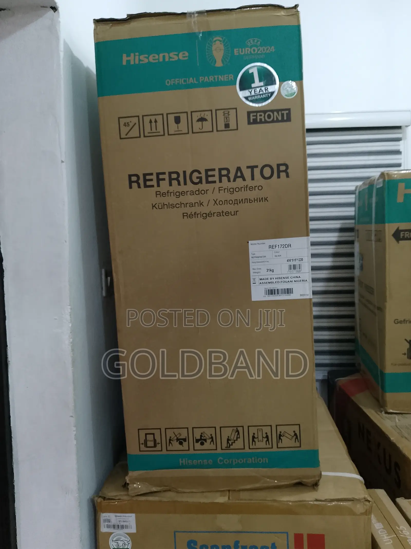Hisense 124L Double Door Top Freezer Refrigerator