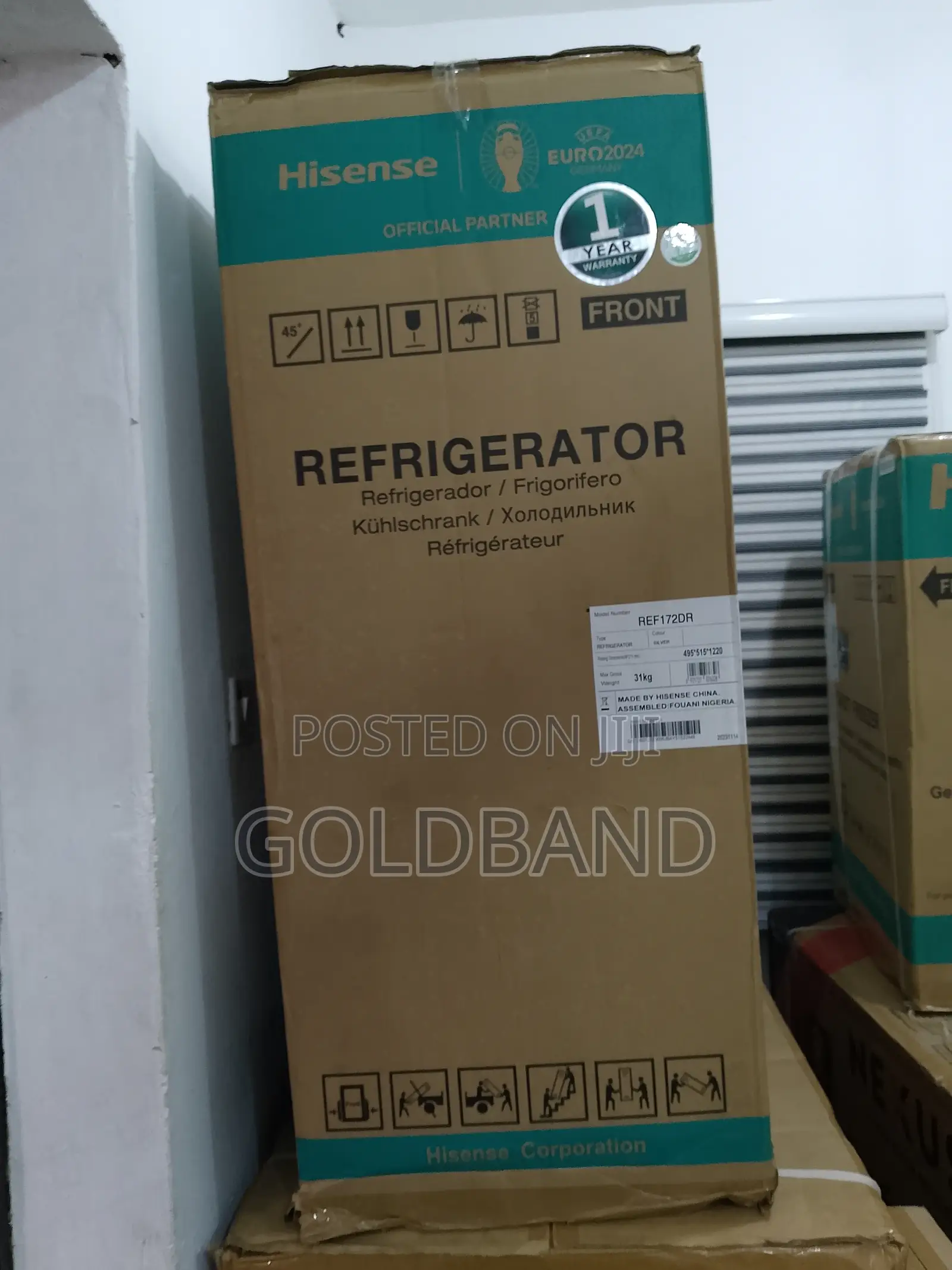 Hisense 124L Double Door Top Freezer Refrigerator Ref-172dr