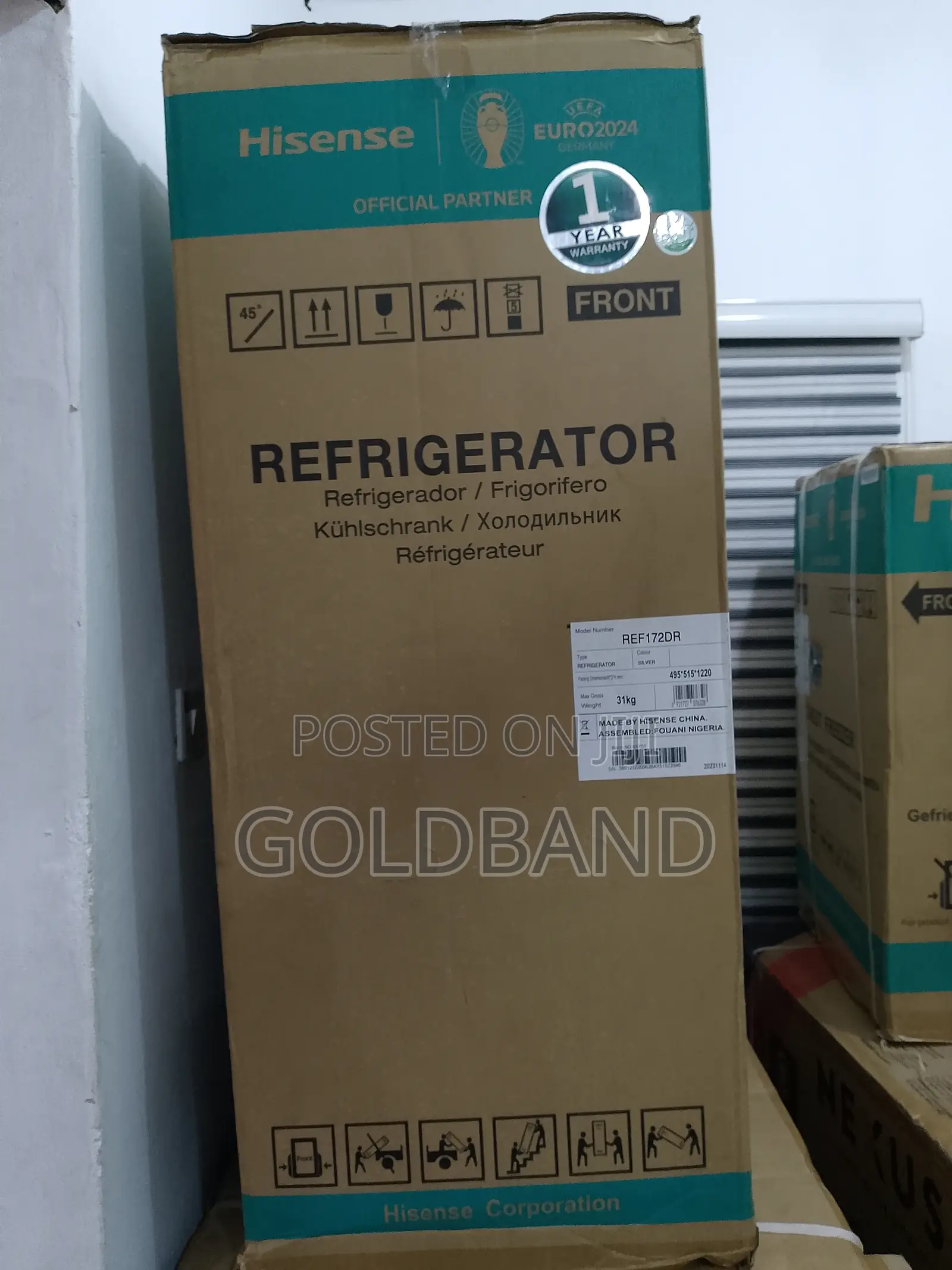 Hisense 124L Double Door Top Freezer Super Cool Refrigerator