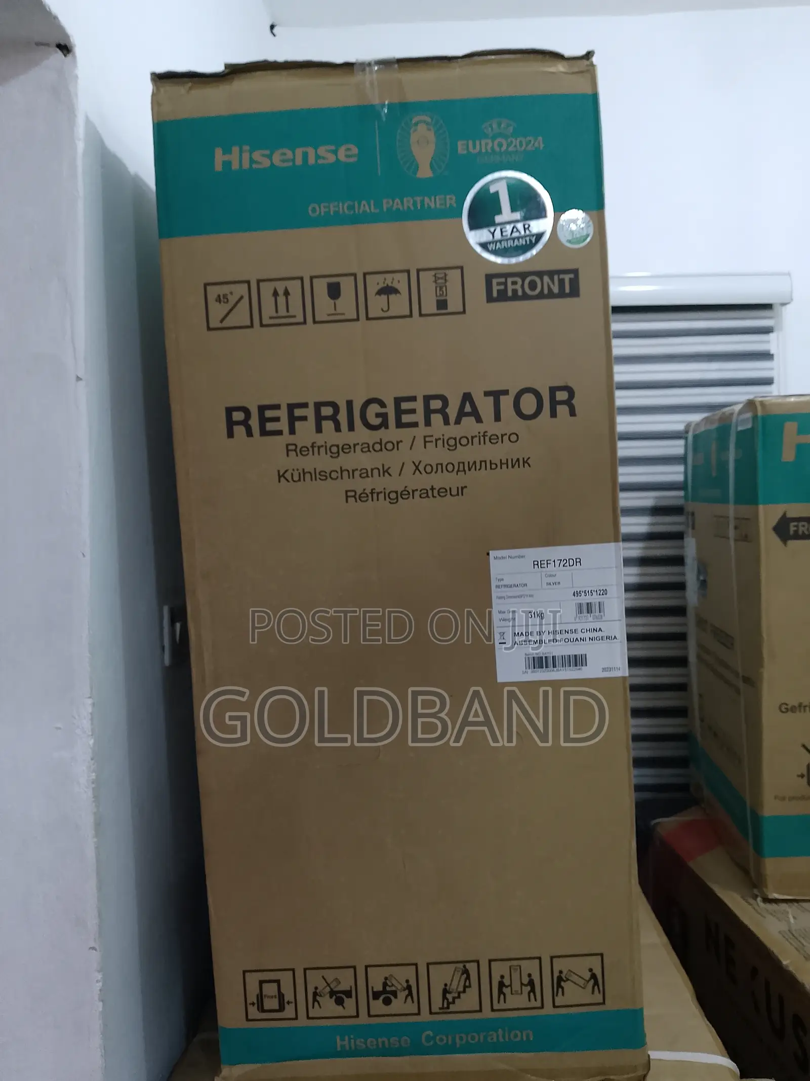 Hisense 124L Double Door Ultimate Fast Cooling Refrigerator