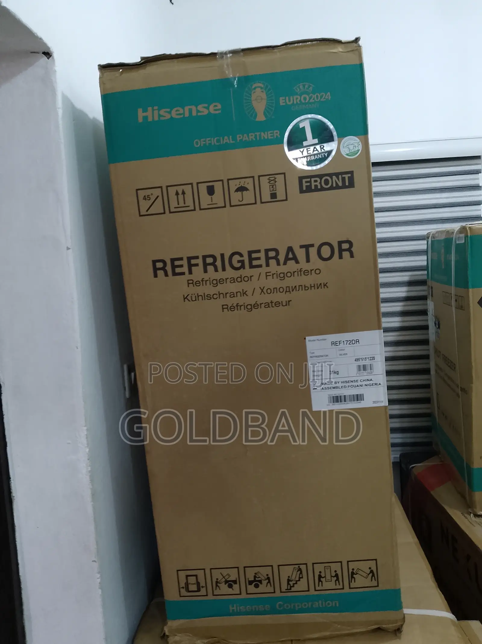 Hisense 124L Double Door Energy Saving Refrigerator