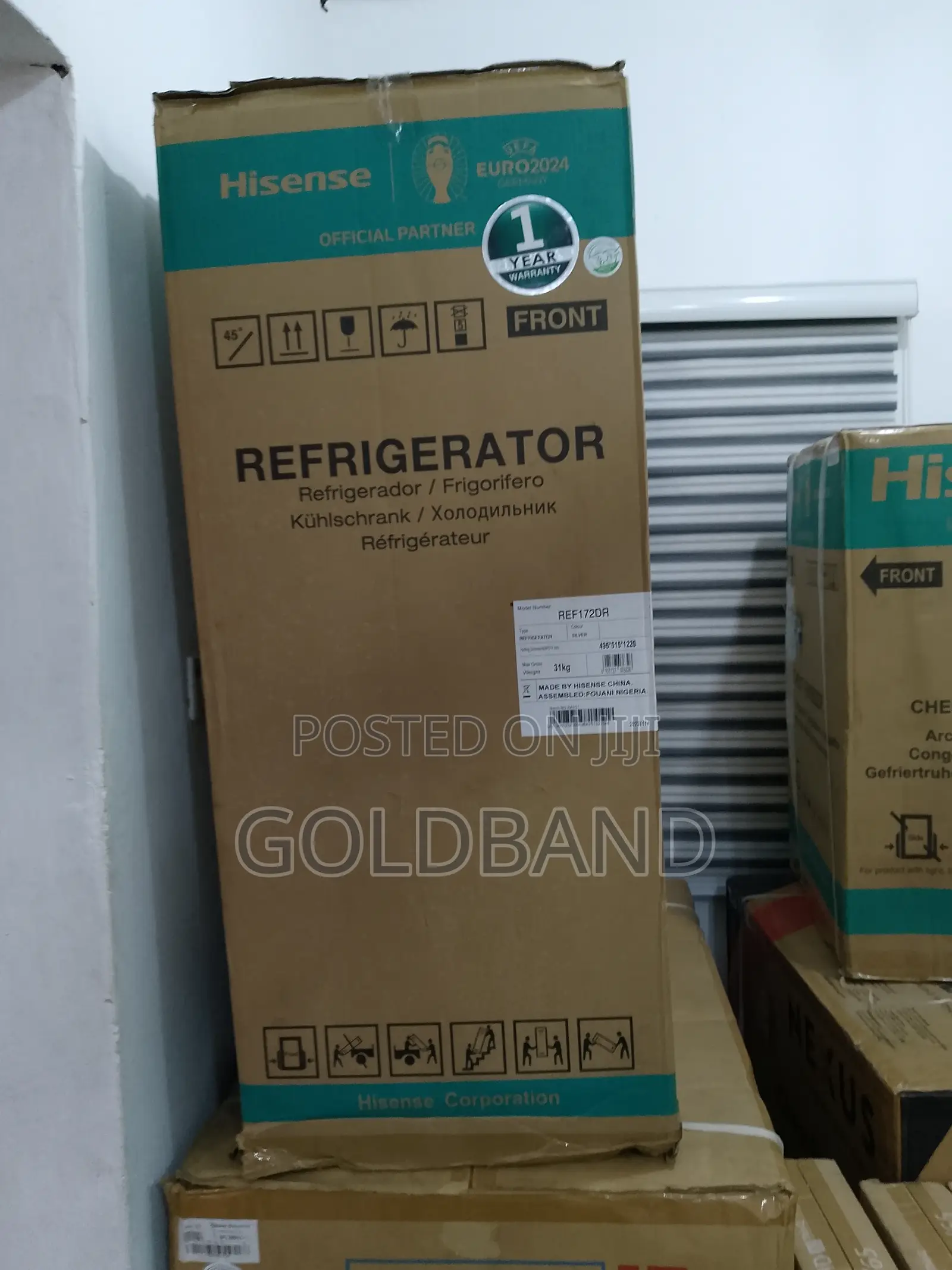 Hisense Ref-172dr Double Door Functional 124L Refrigerator