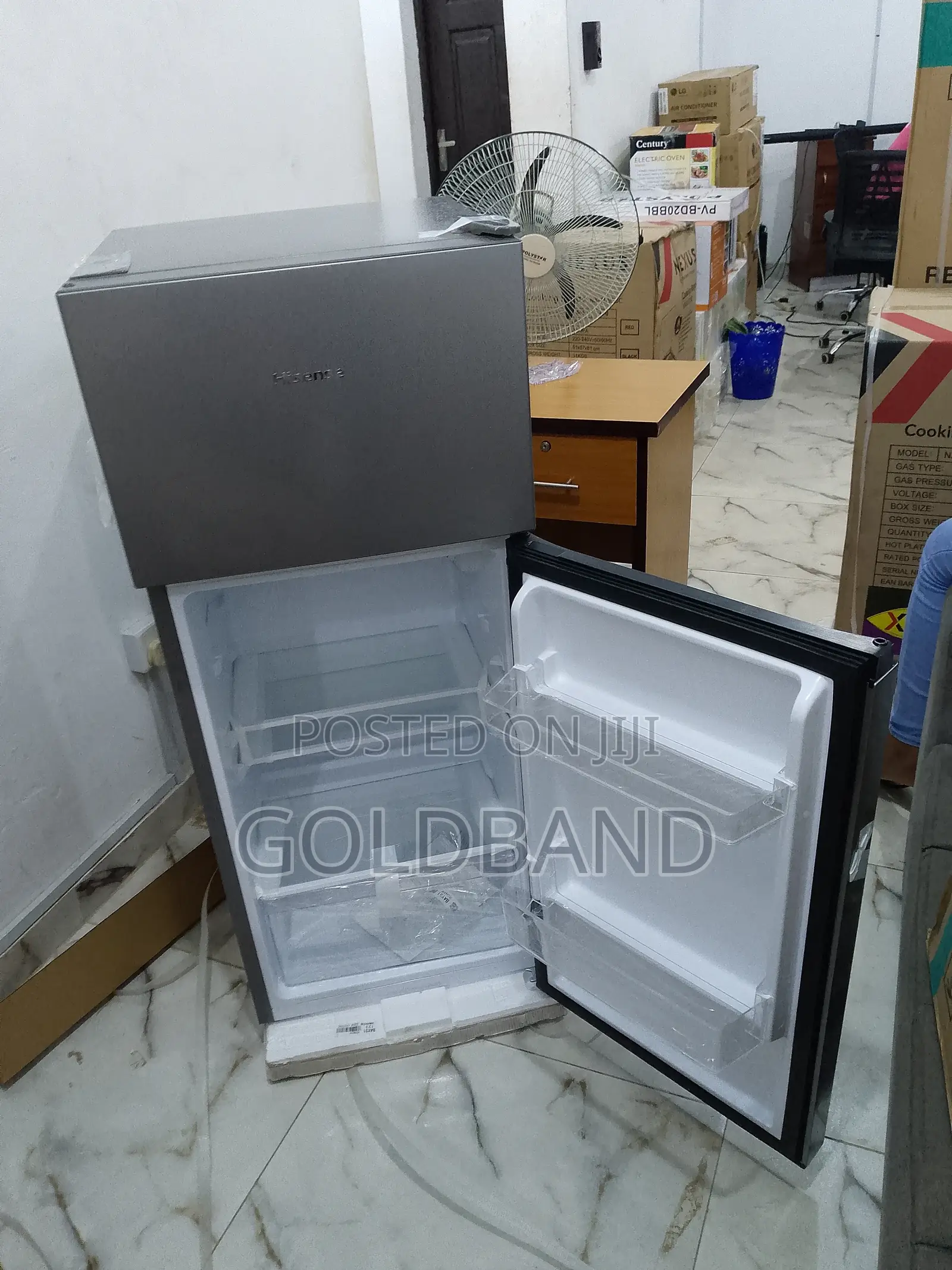 Hisense Ref-172dr Double Door Functional 124L Refrigerator