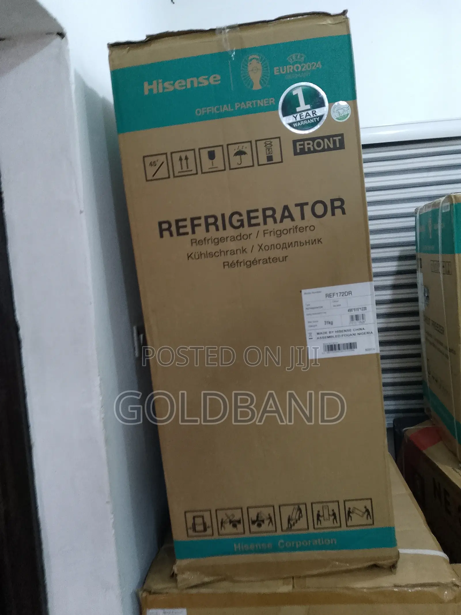 Hisense Ref-172dr Double Door Anti-Rust Refrigerator