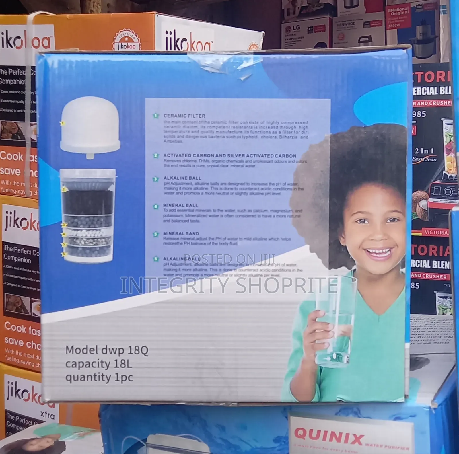 Quinix Water Purifier Filter Dispenser – (18 Litres)