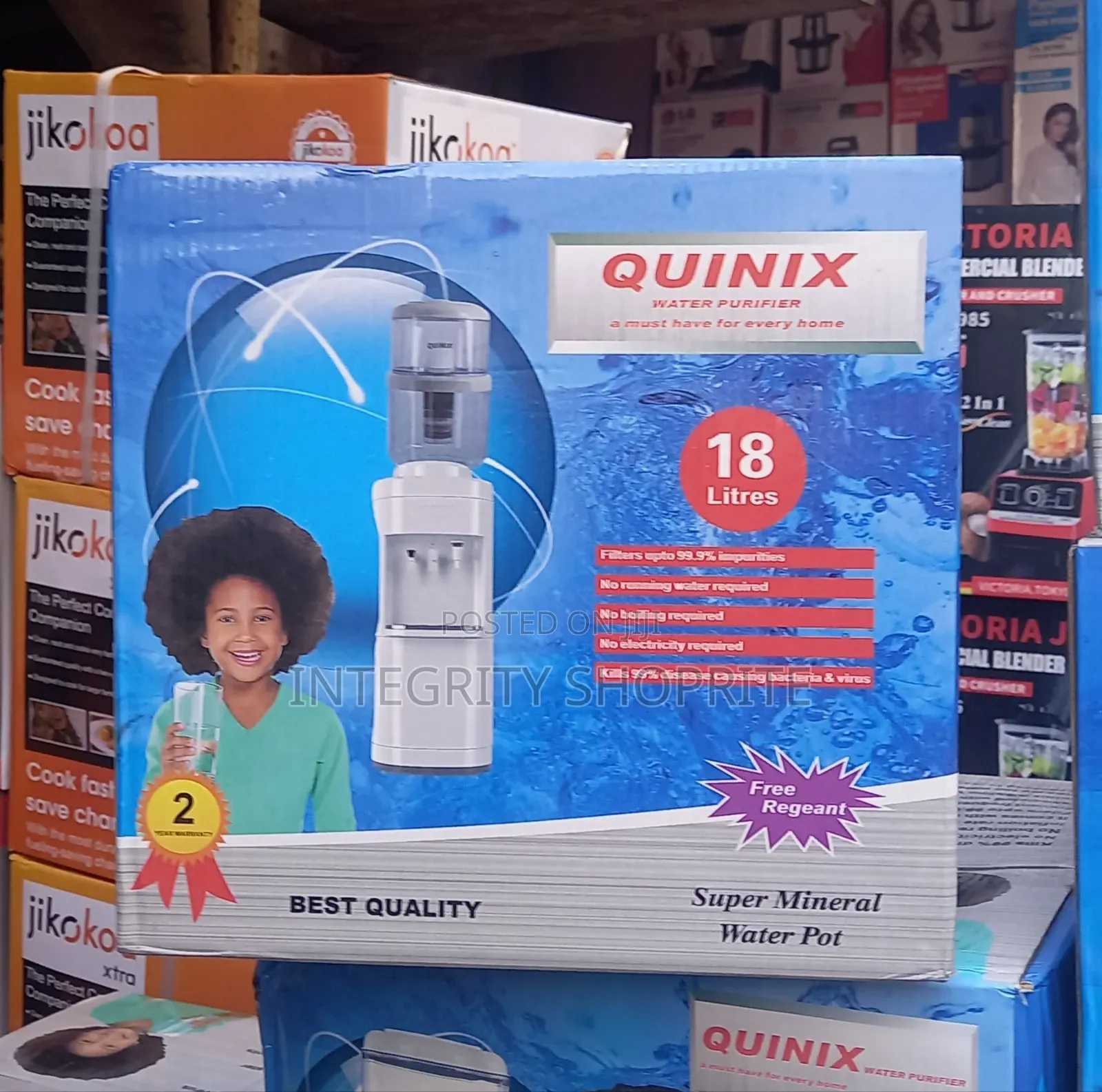 Quinix Water Purifier Filter Dispenser – (18 Litres)