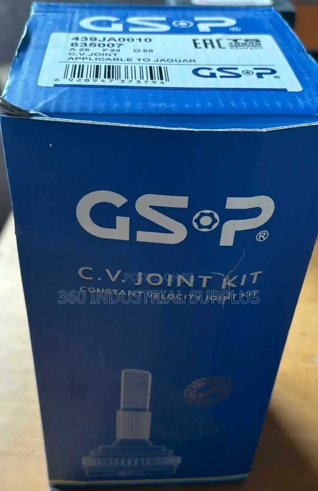 Genuine GSP Constant Velocity Joint Kit 635007