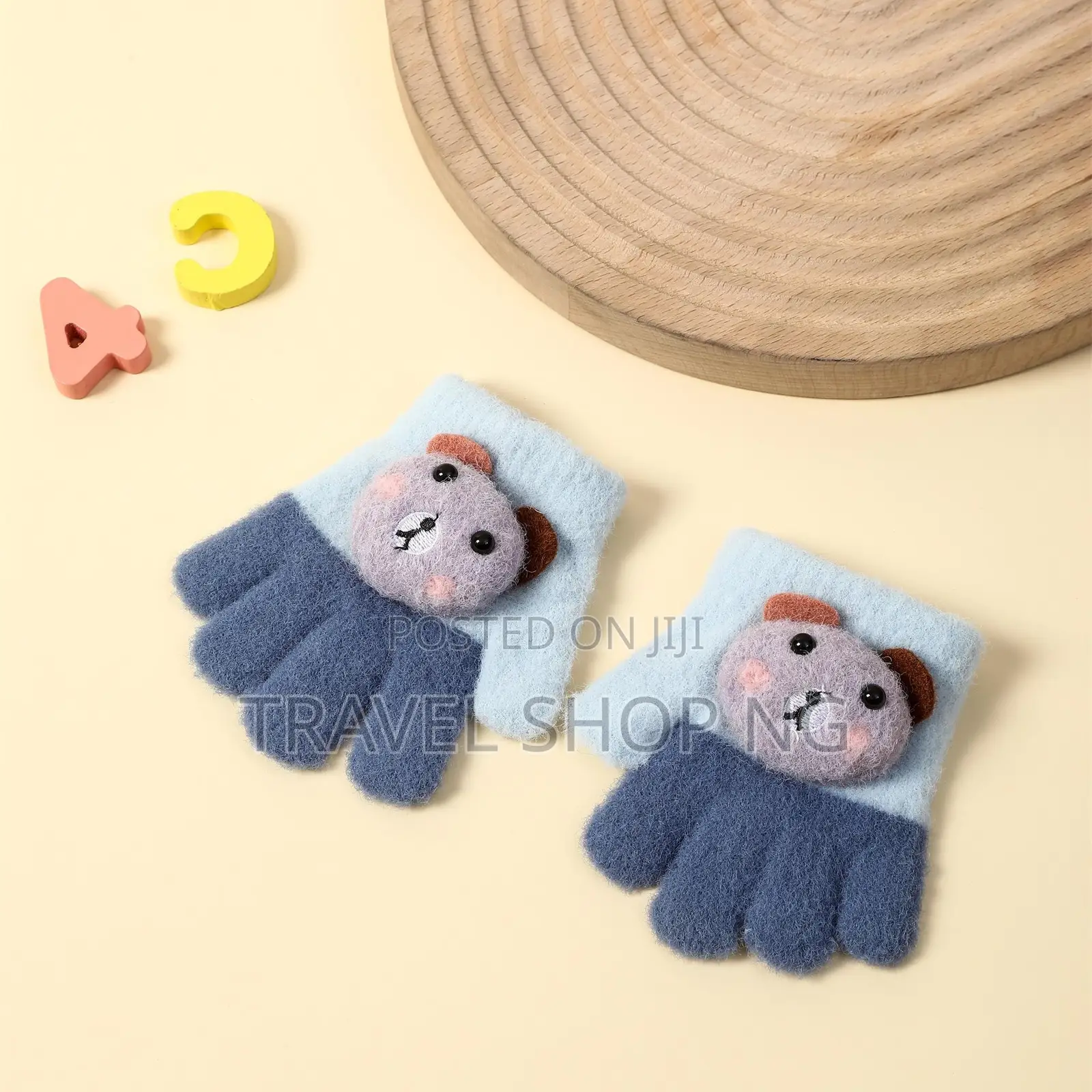 Warm Winter Gloves For Kids - Sizes For 0-3, 3-5, 5-7, 7-9 .