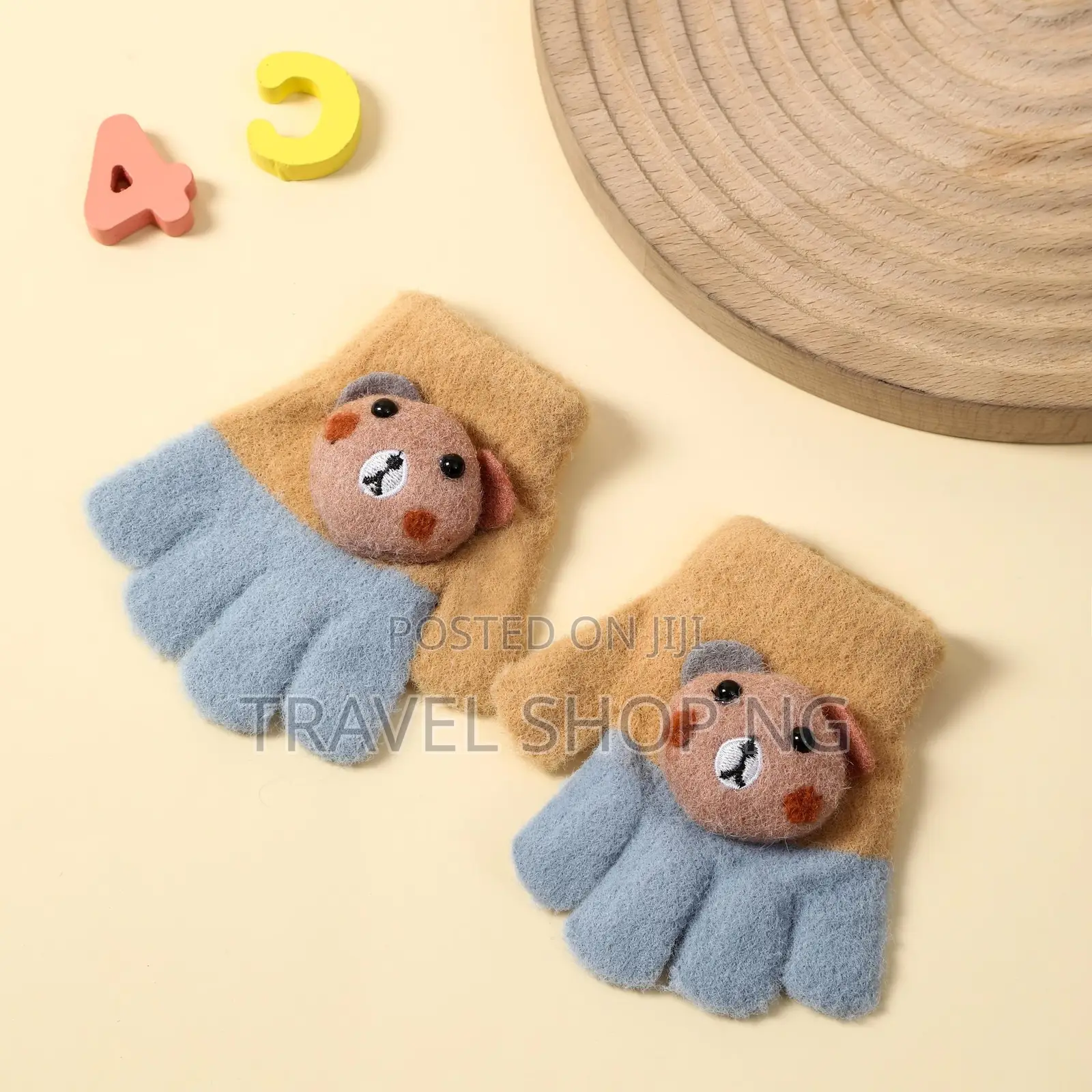 Warm Winter Gloves For Kids - Sizes For 0-3, 3-5, 5-7, 7-9 .