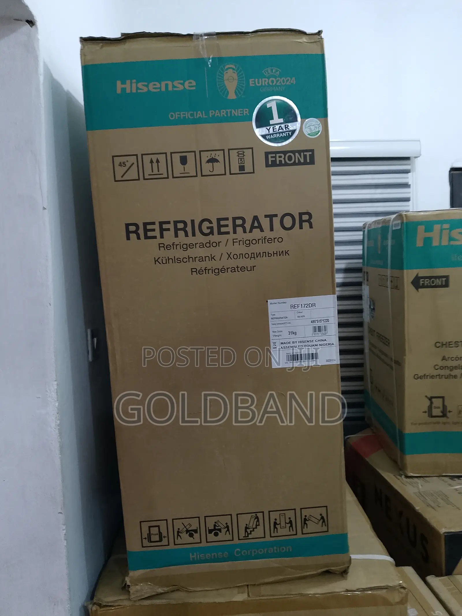 Hisense Ref-172dr Double Door Commercial Cool Refrigerator