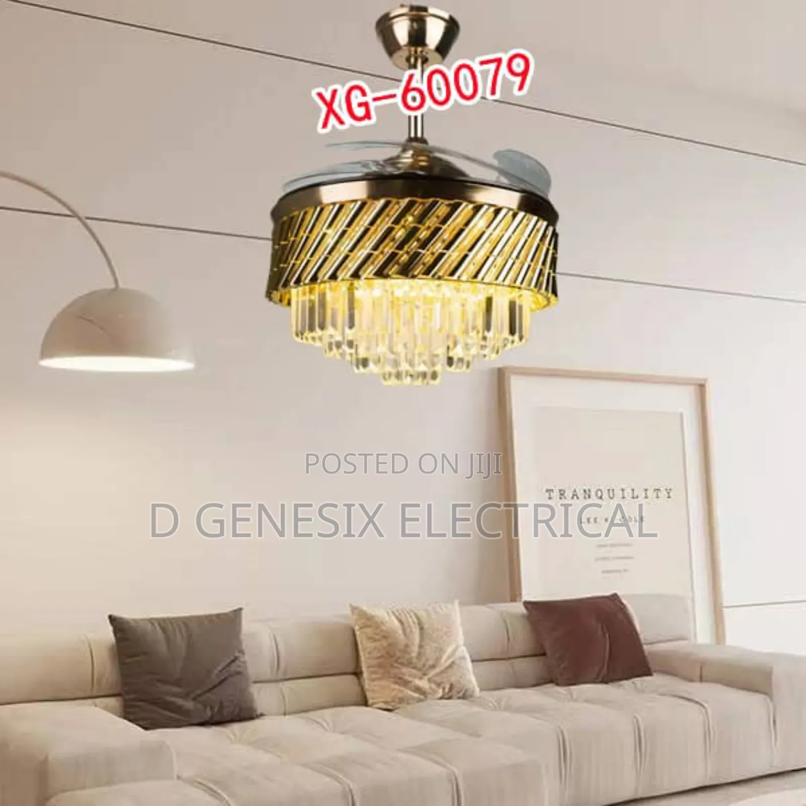 Luxurious Fan Chandelier