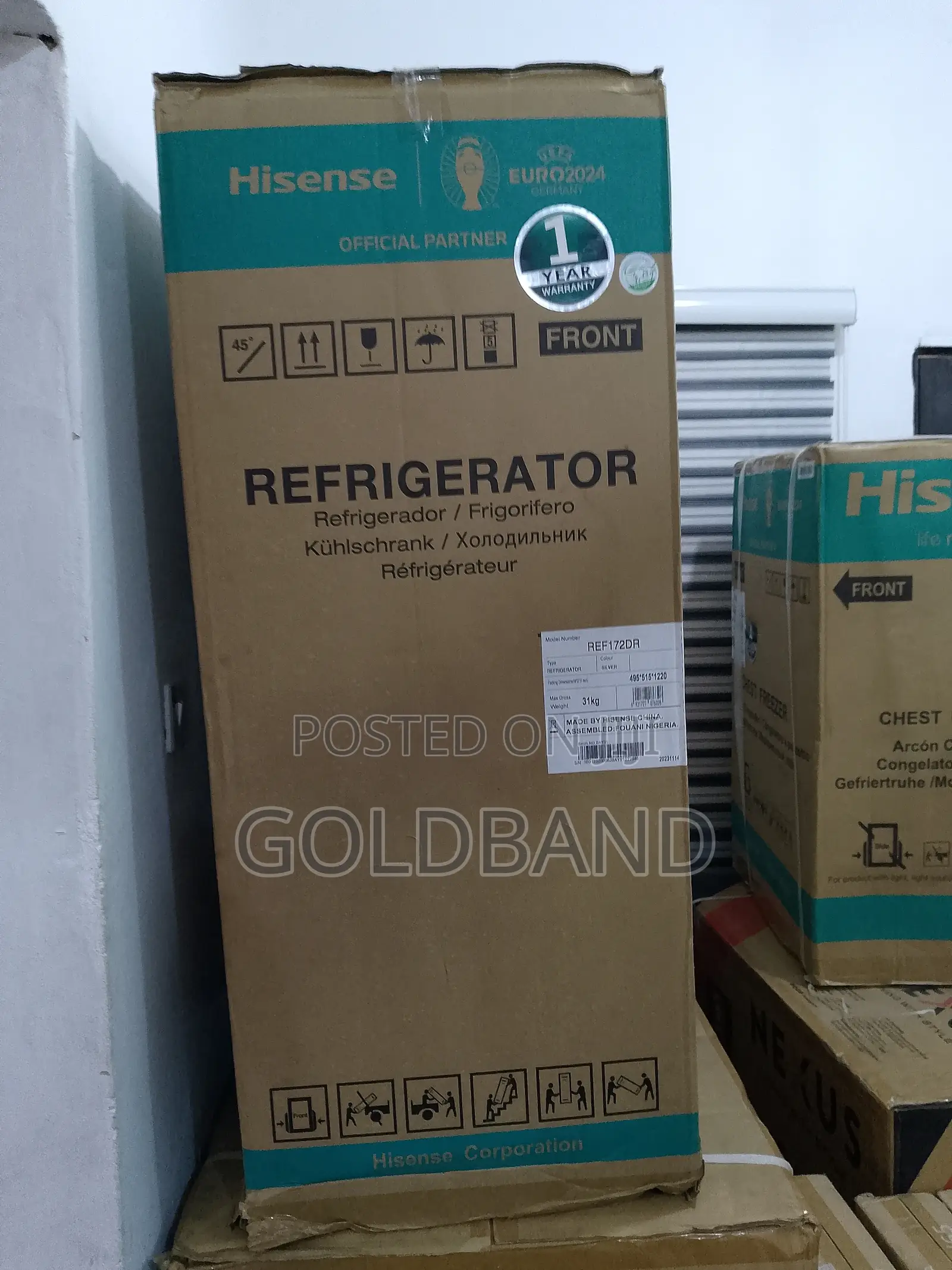 Hisense 124L Double Door Industrial Chill Refrigerator
