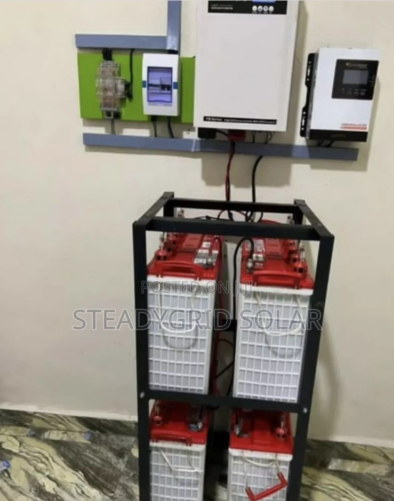 Supersmart 5kva/48v Solar Inverter (4) Tubular Batteries