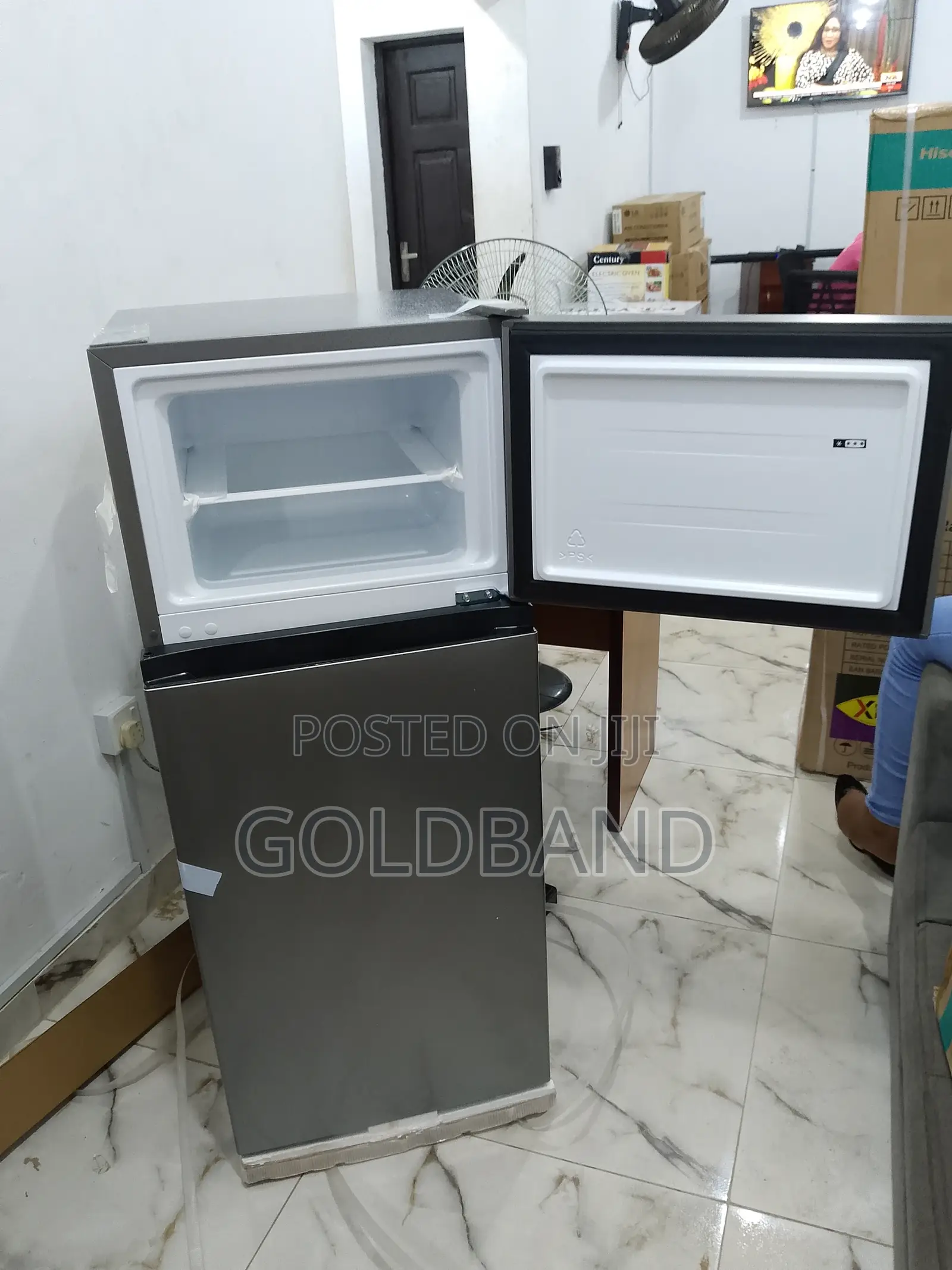 Hisense 124L Double Door Cool Glide Refrigerator Ref-172dr