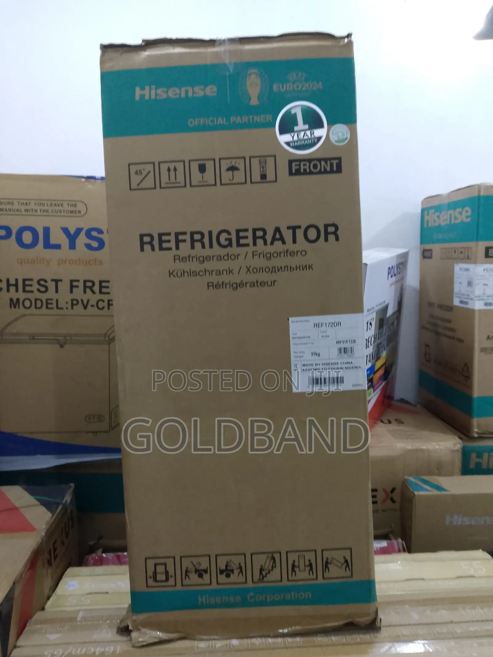 Hisense 124L Double Door Environmental Friendly Refrigerator
