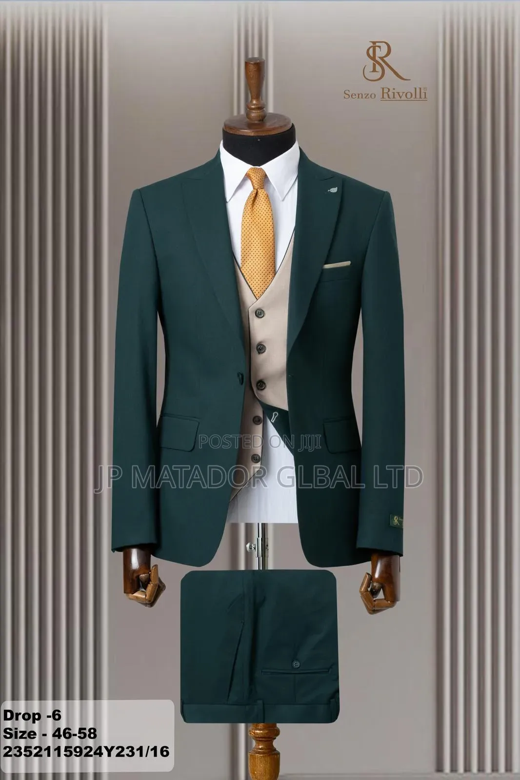 High Quality Turkish Senzo Rivolli Suit