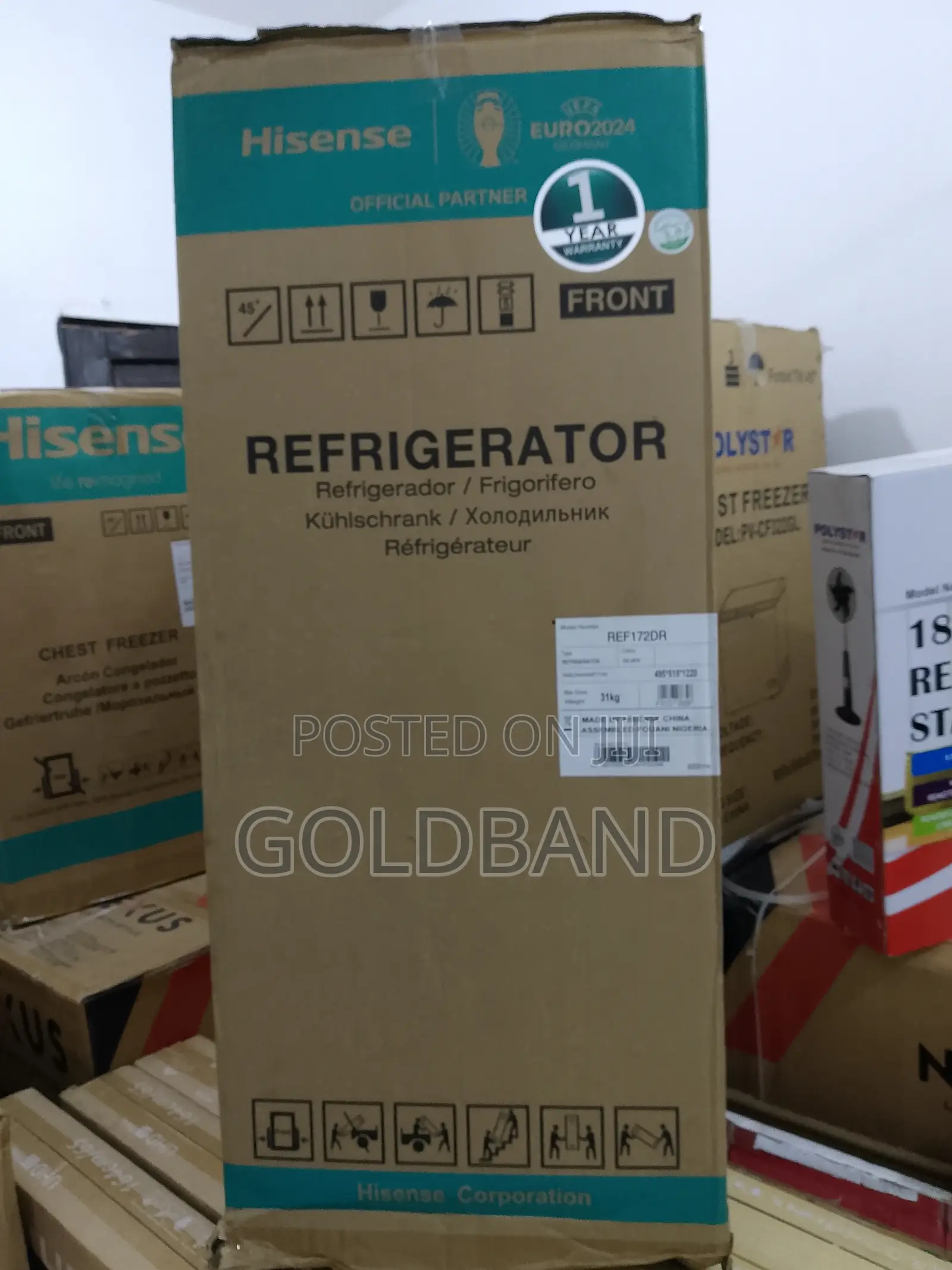 Hisense 124L Double Door Eco-Fresh Refrigerator
